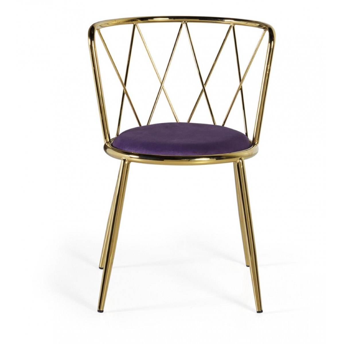 Chaise violet, DECORATION D’AUTREFOIS