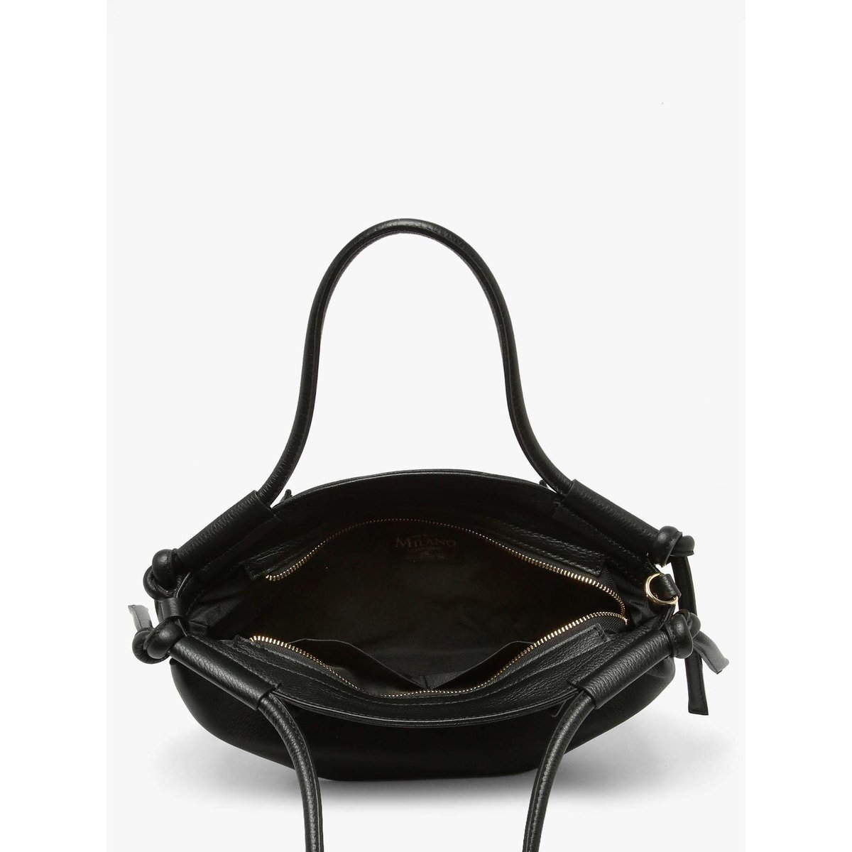 Sac porté main Caviar cuir nero, MILANO