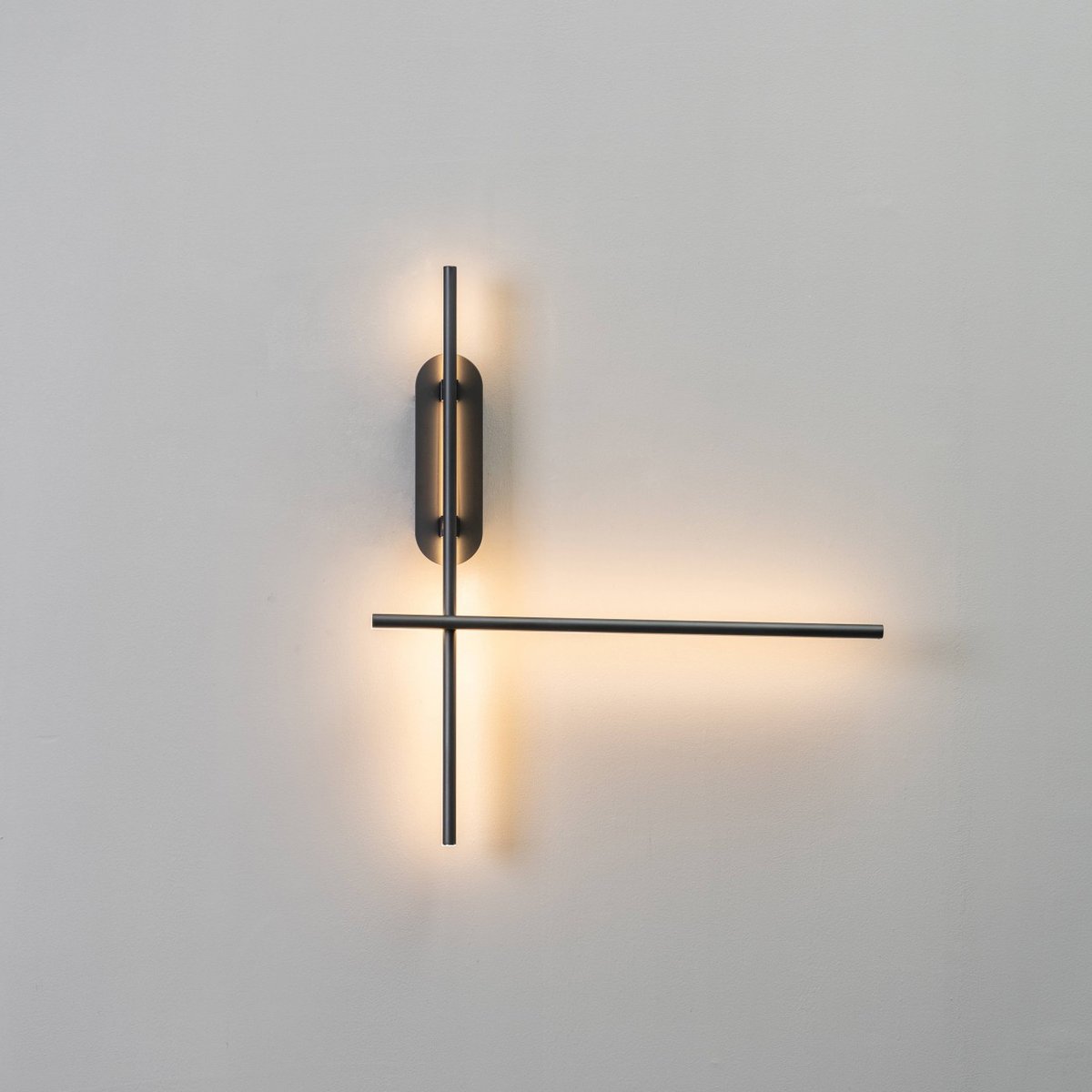 Grande applique au style art déco - TARANTO noir, KOSILUM
