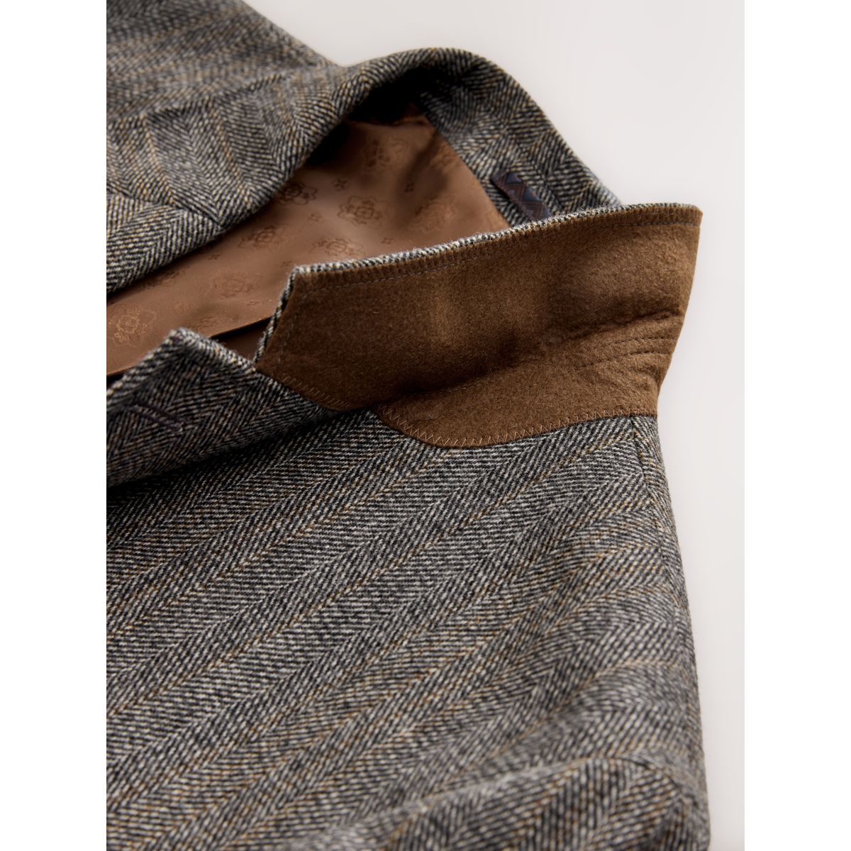 Veste de costume slim rayée en laine gris, NEXT