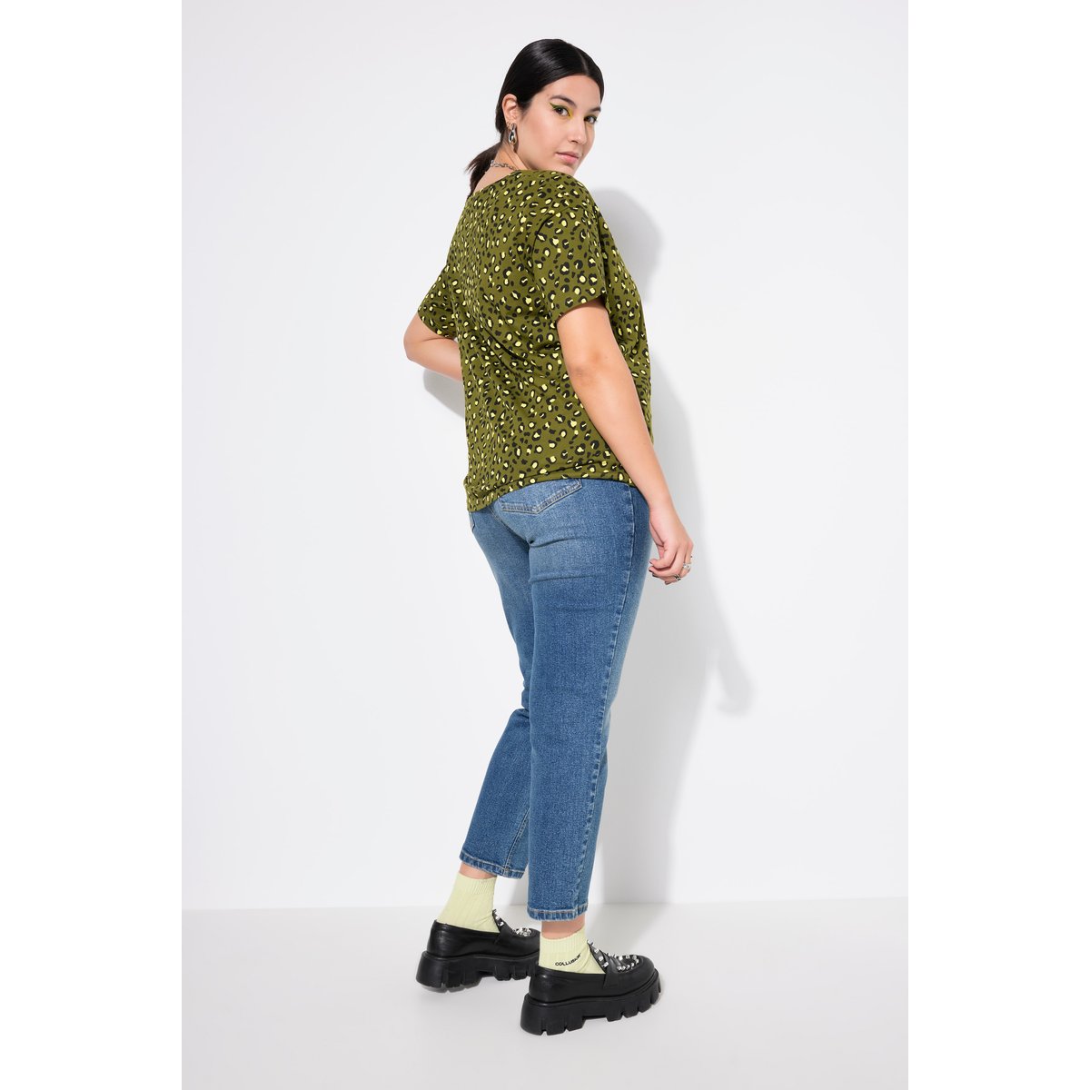 Jean Mom 5 poches bleu jean, STUDIO UNTOLD