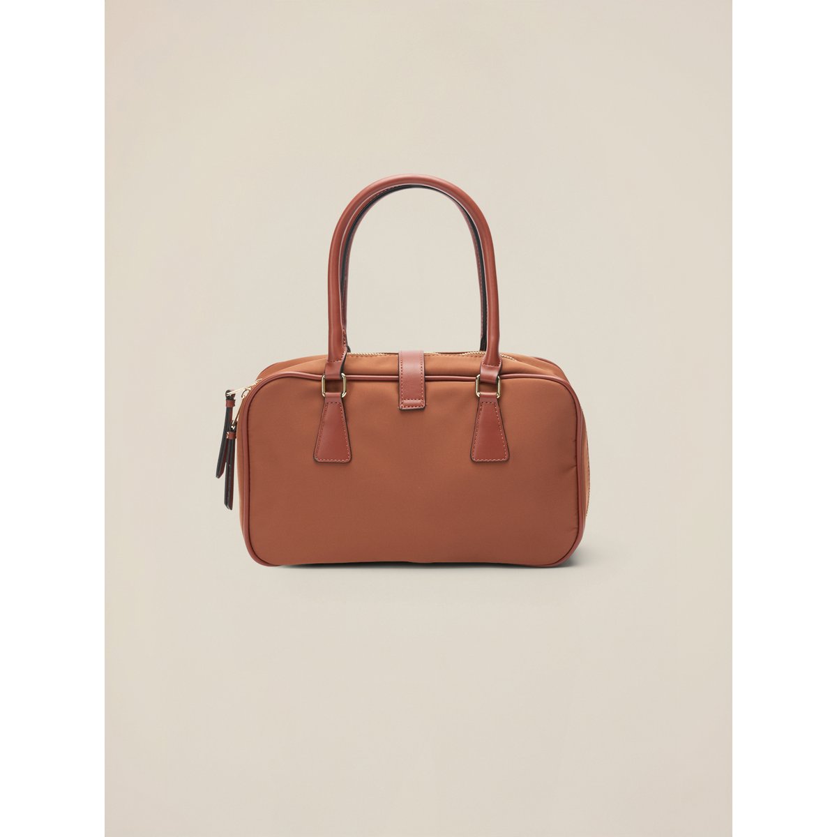 Sac à main style bowling marron, OLTRE