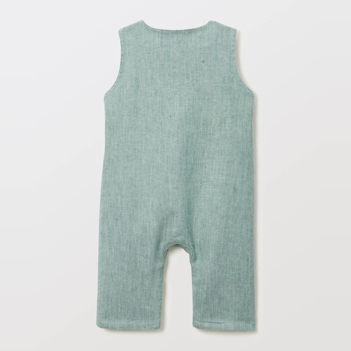 Combinaison longue unie contenant du lin - collection Cérémonie jade, BOUT'CHOU