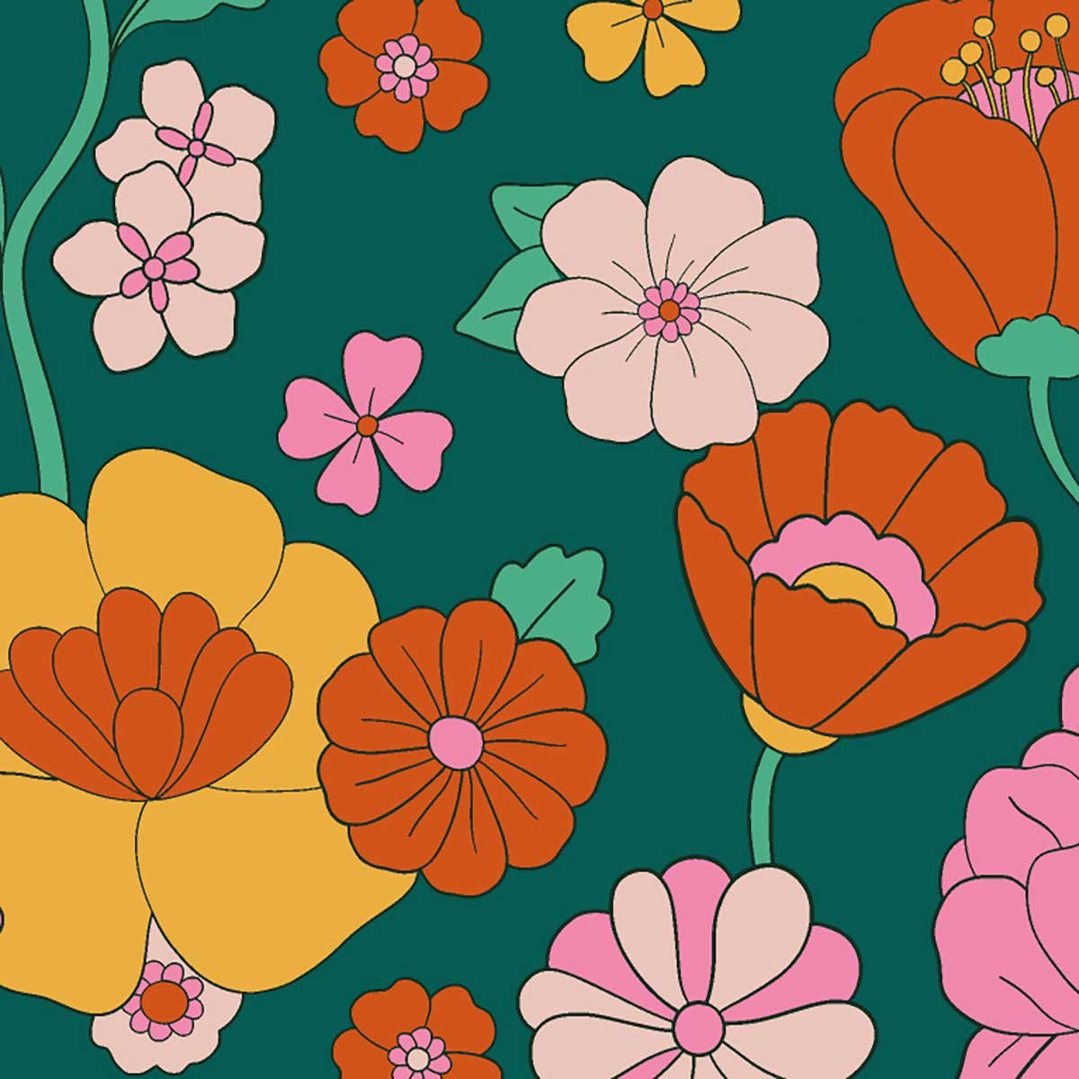 Papier peint Lolita intissé, HEXOA