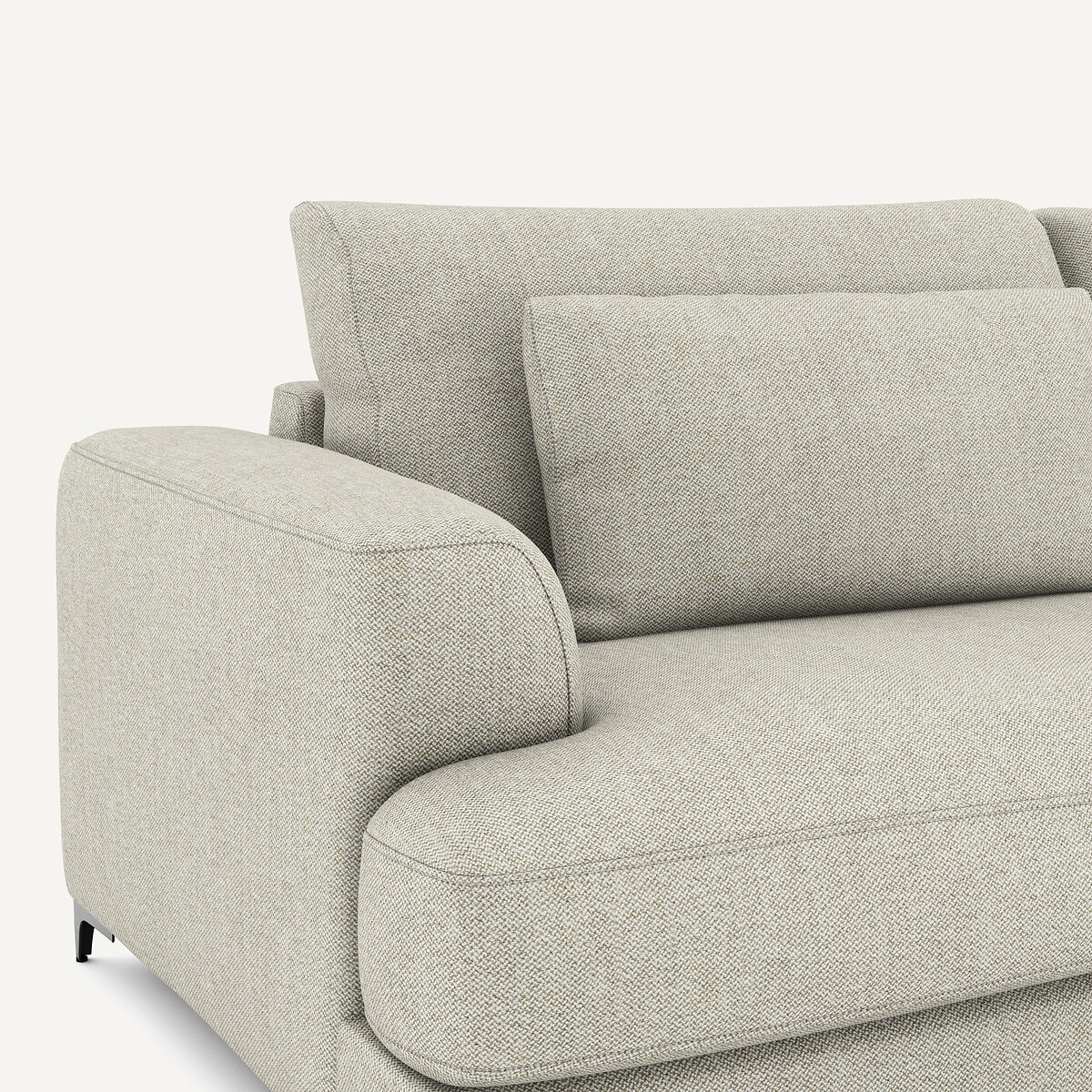 4-Sitzer-Schlafsofa Marsile, Tweed-Optik elfenbein, AM.PM