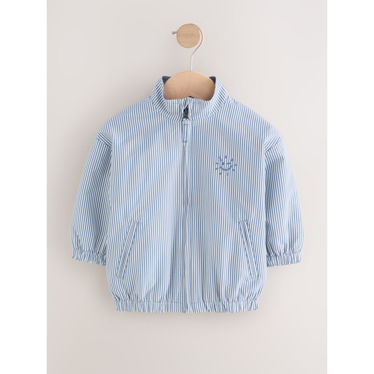Blouson aviateur rayures bleu clair, NEXT