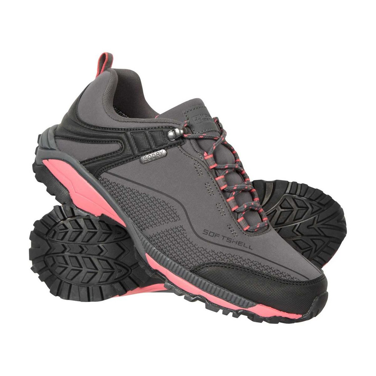 Baskets de course COLLIE gris, MOUNTAIN WAREHOUSE