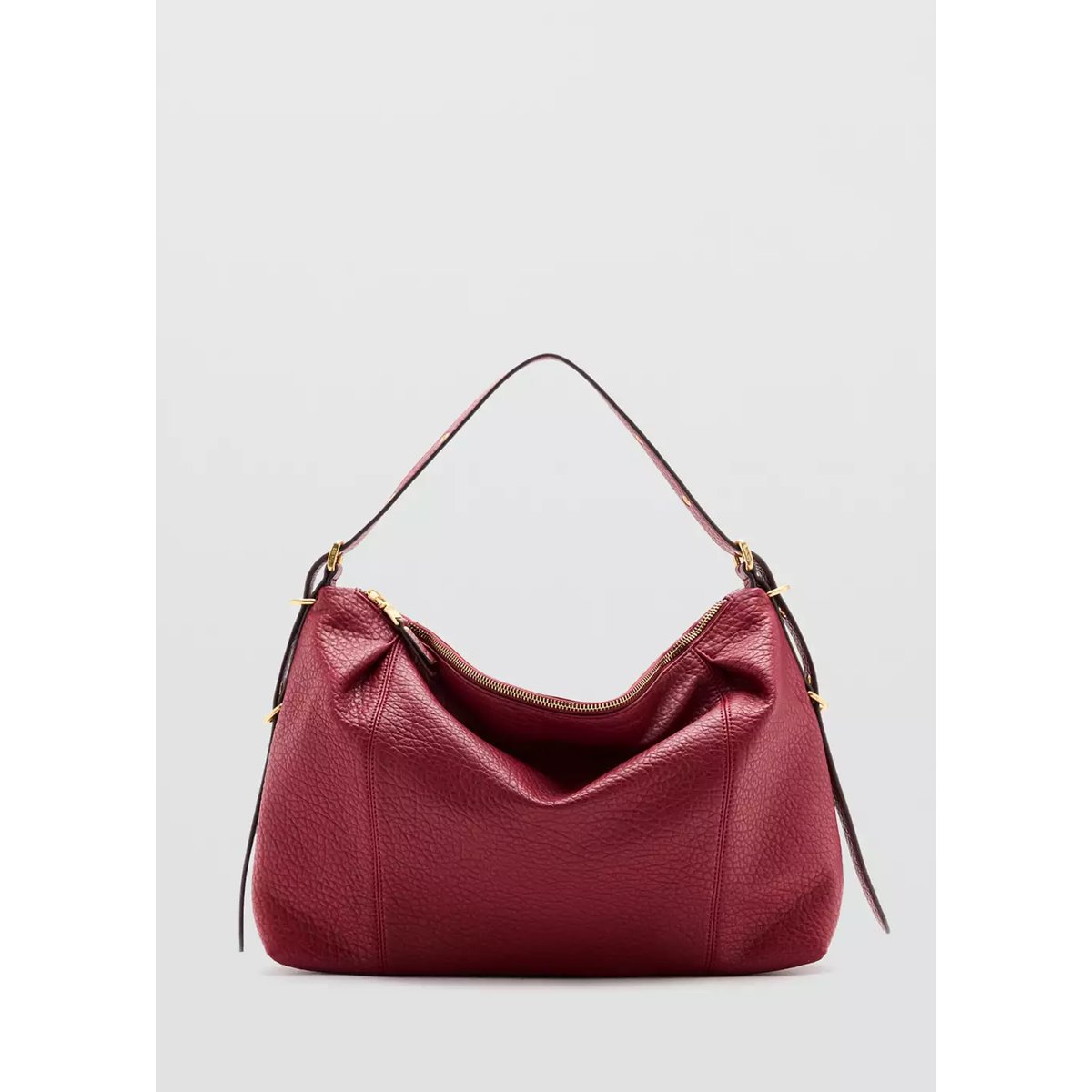 Sac porté épaule boucles rouge, MANGO