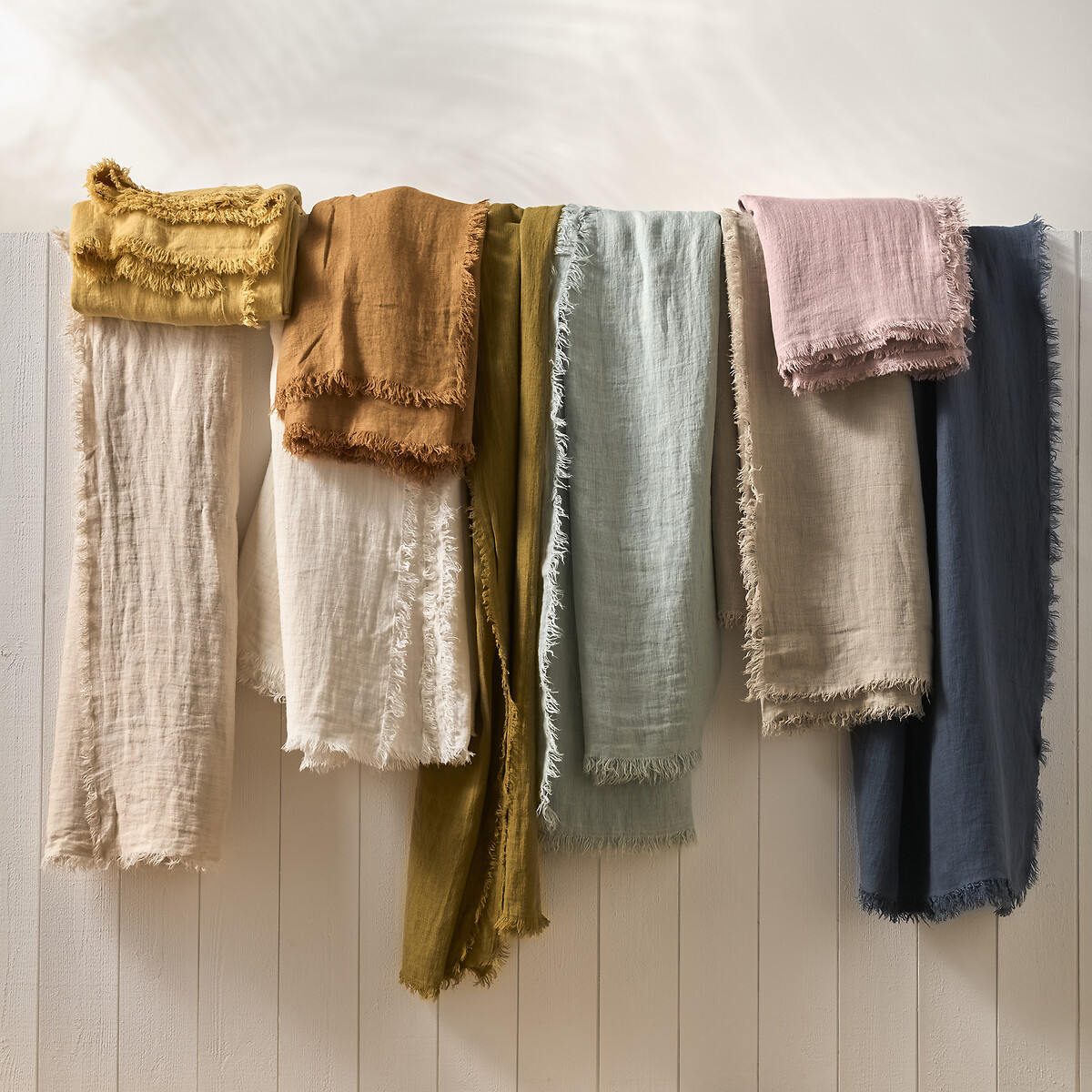 Linange Washed Linen Bedspread natural, LA REDOUTE INTERIEURS