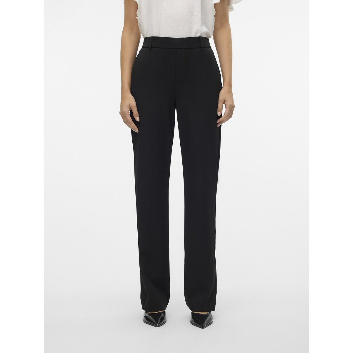 Pantalon droit noir, VERO MODA