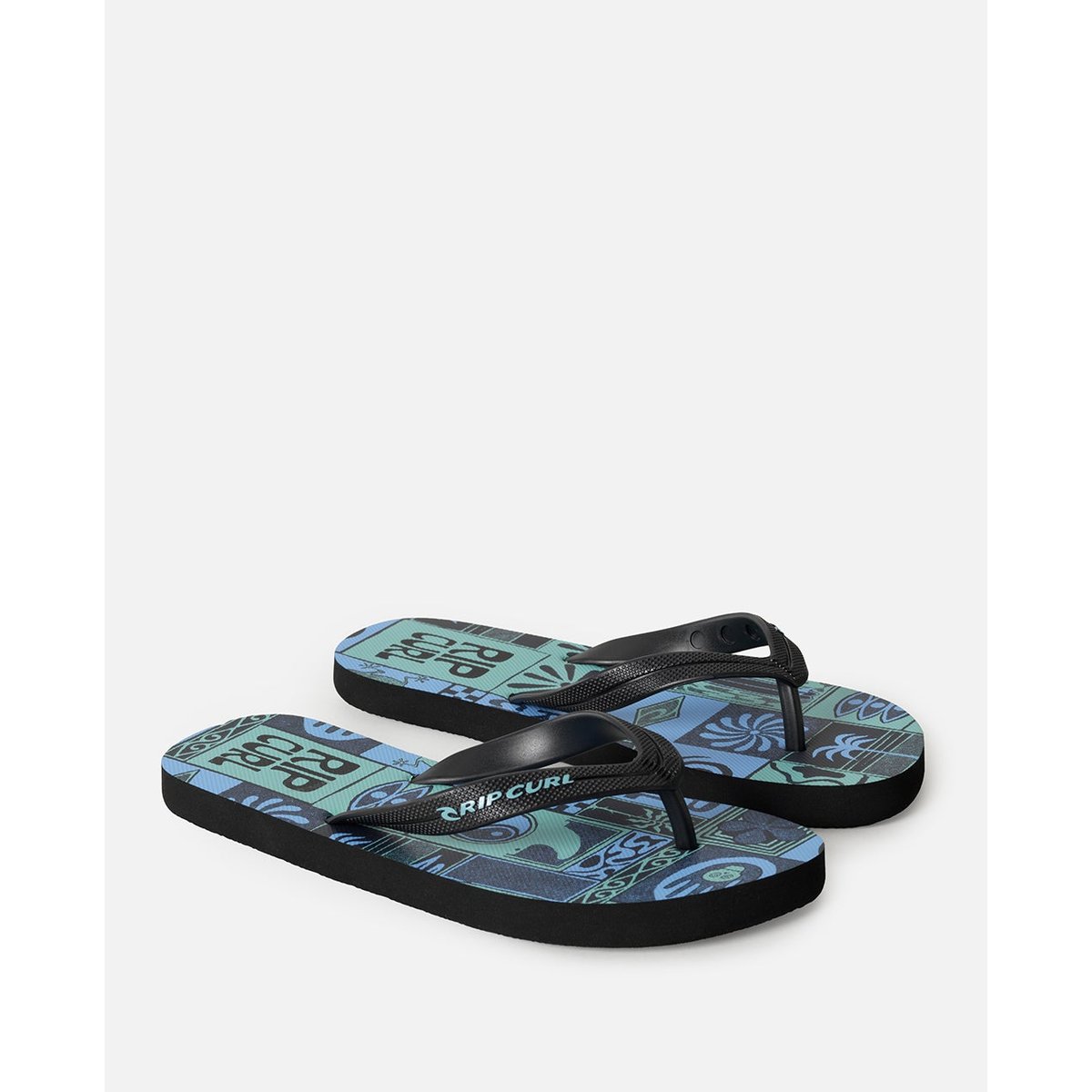 Boardshort GROM ENERGY BLOOM OPEN TOE-BOY noir/bleu, RIP CURL