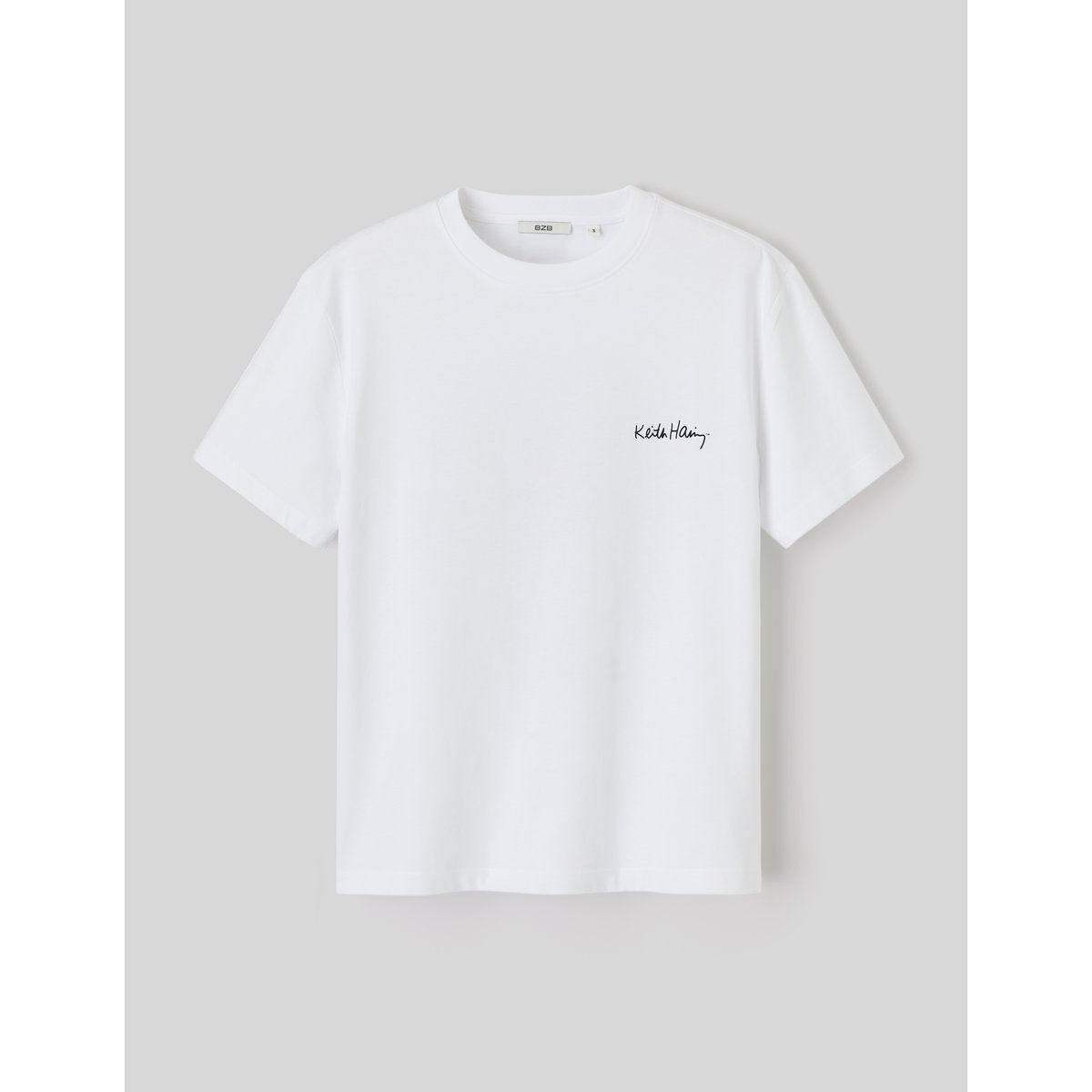 T-shirt licence keith haring blanc, BZB