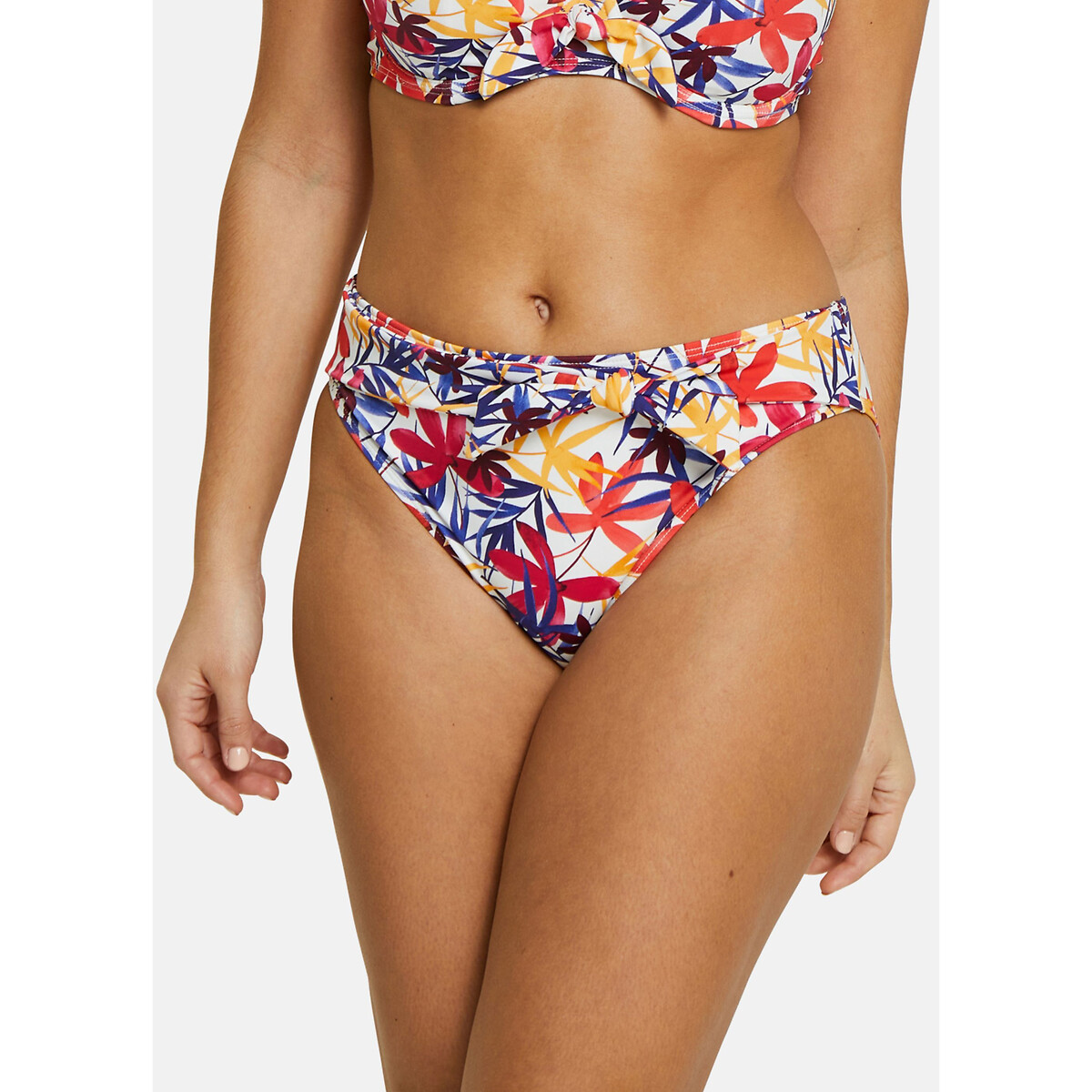 Island Dream Bikini Bottoms white floral print, SANS COMPLEXE