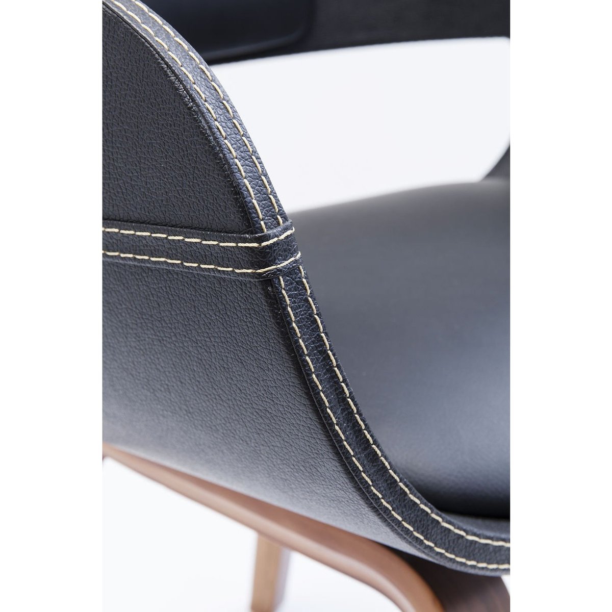 Chaise avec accoudoirs, COSTA noyer, KARE DESIGN