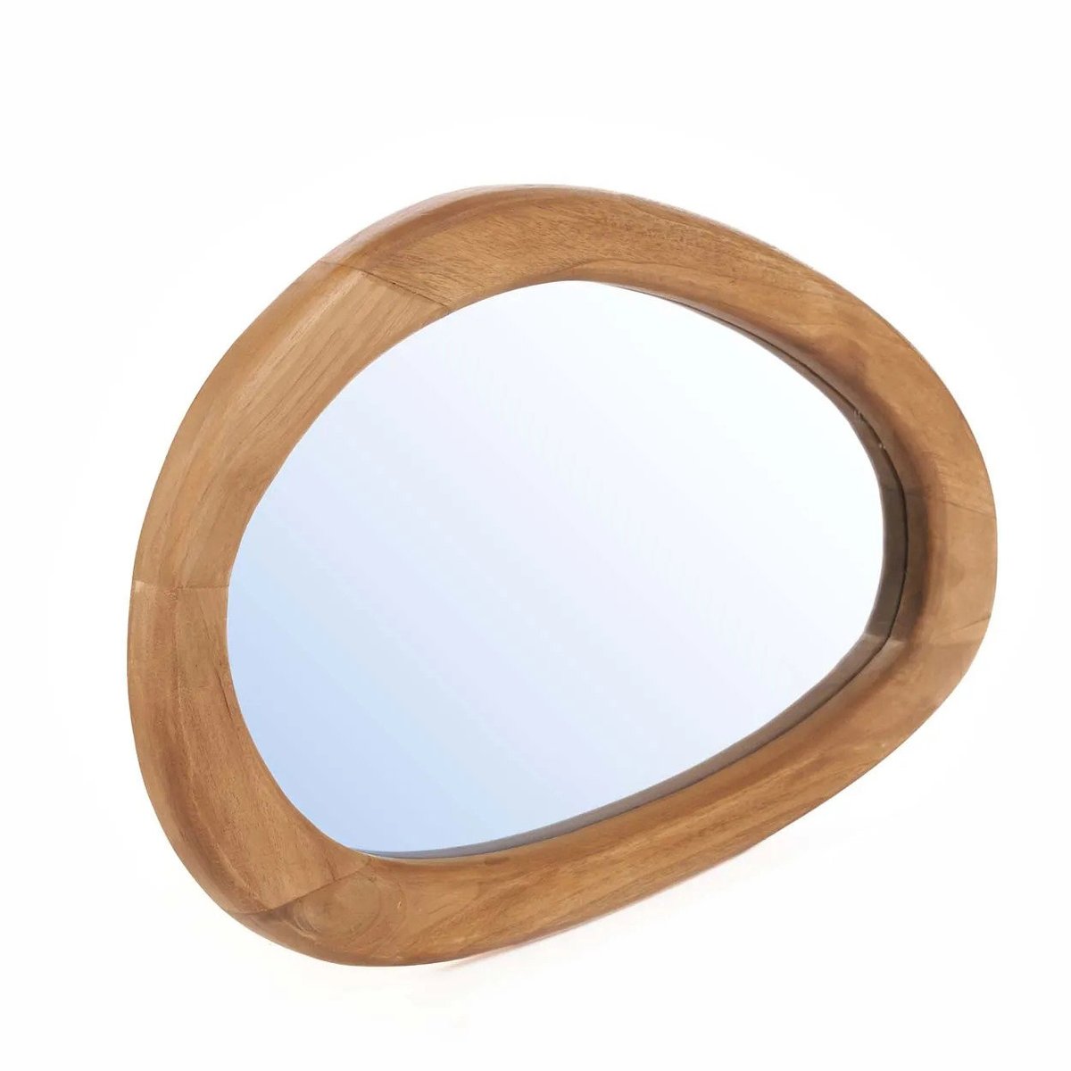 Miroir en teck ORGANIC beige, BAZAR BIZAR