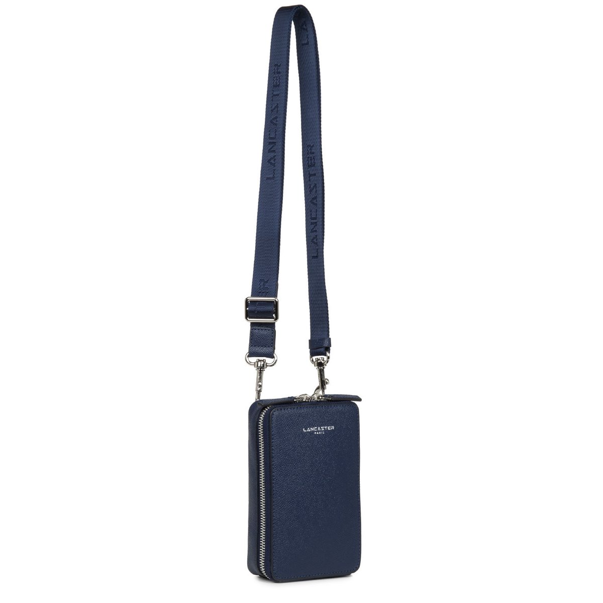 Pochette smartphone DELPHINO LUCAS bleu foncé, LANCASTER