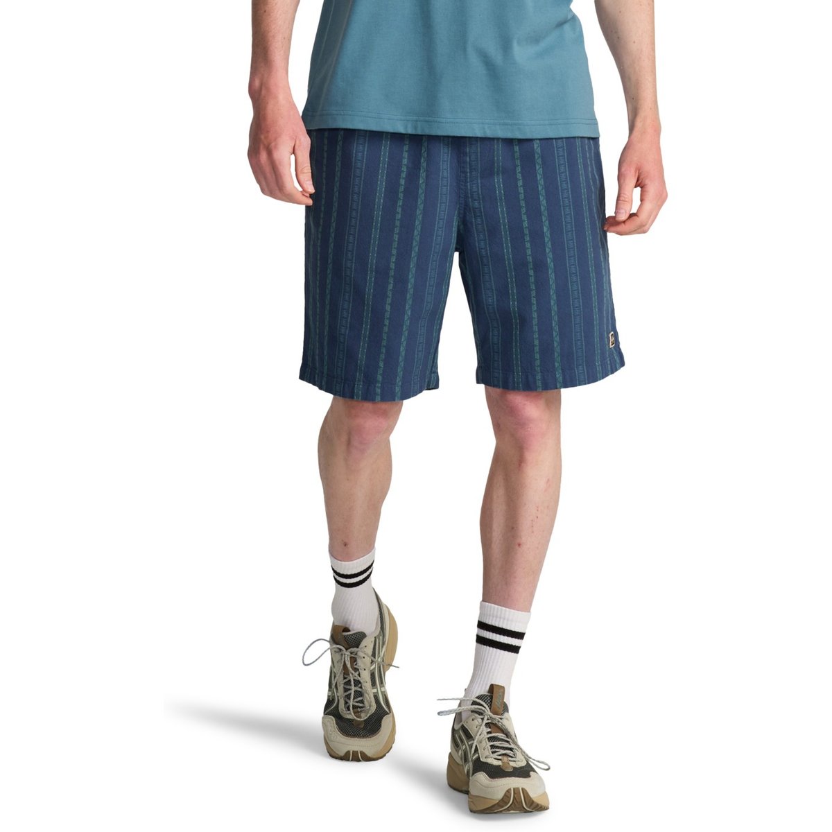 Short taille élastique LARRY JACQUARD bleu denim, BILLABONG