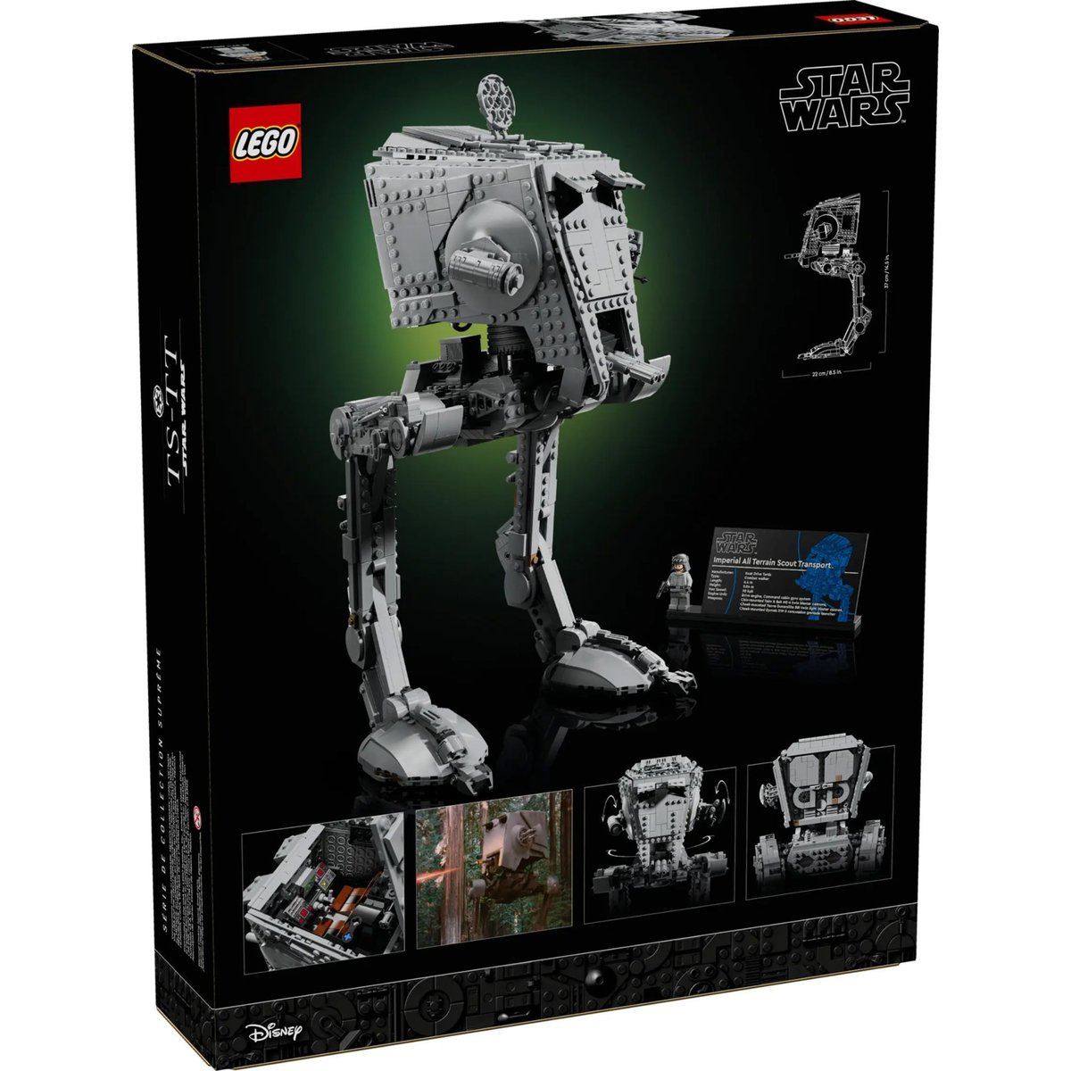 LEGO Star Wars - Le marcheur AT-ST UCS - 75417 gris, LEGO