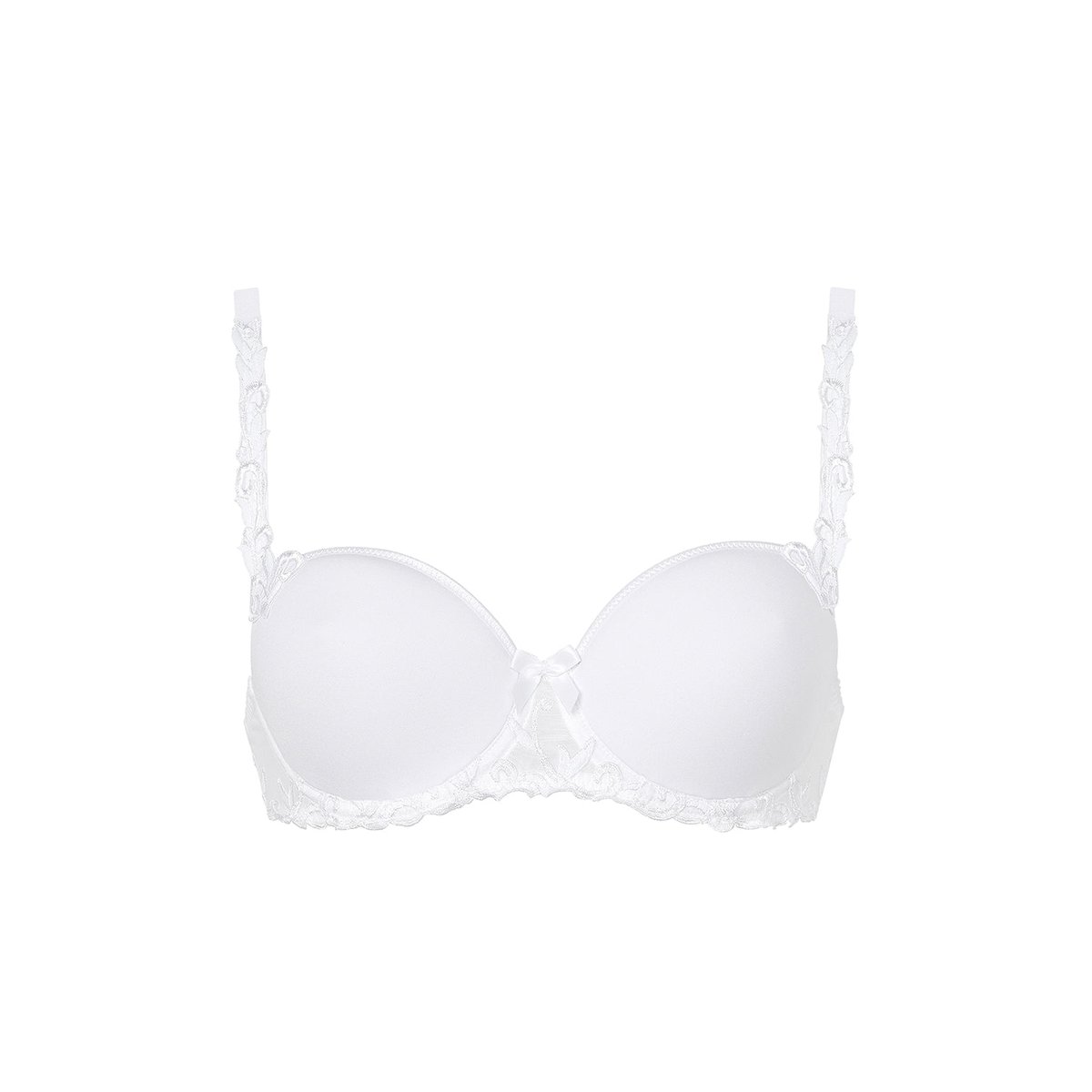 Soutien-gorge décolleté carré en spacer 3D, ANDORA blanc, SIMONE PERELE