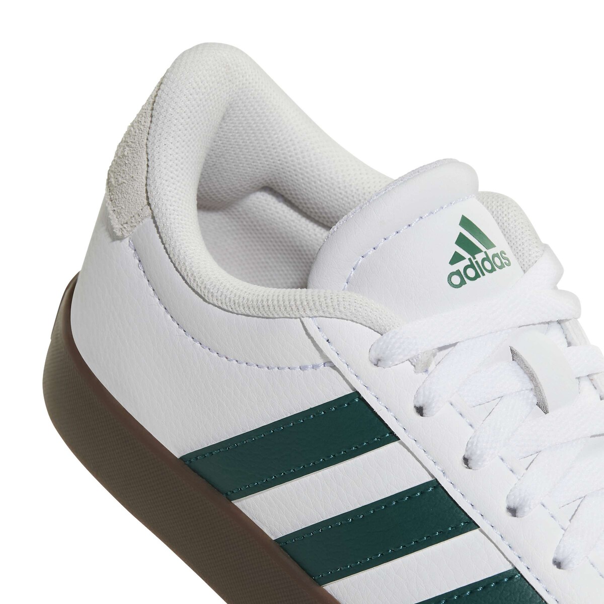 Sneaker aus Leder VL COURT 3.0 weiss/grün, ADIDAS SPORTSWEAR