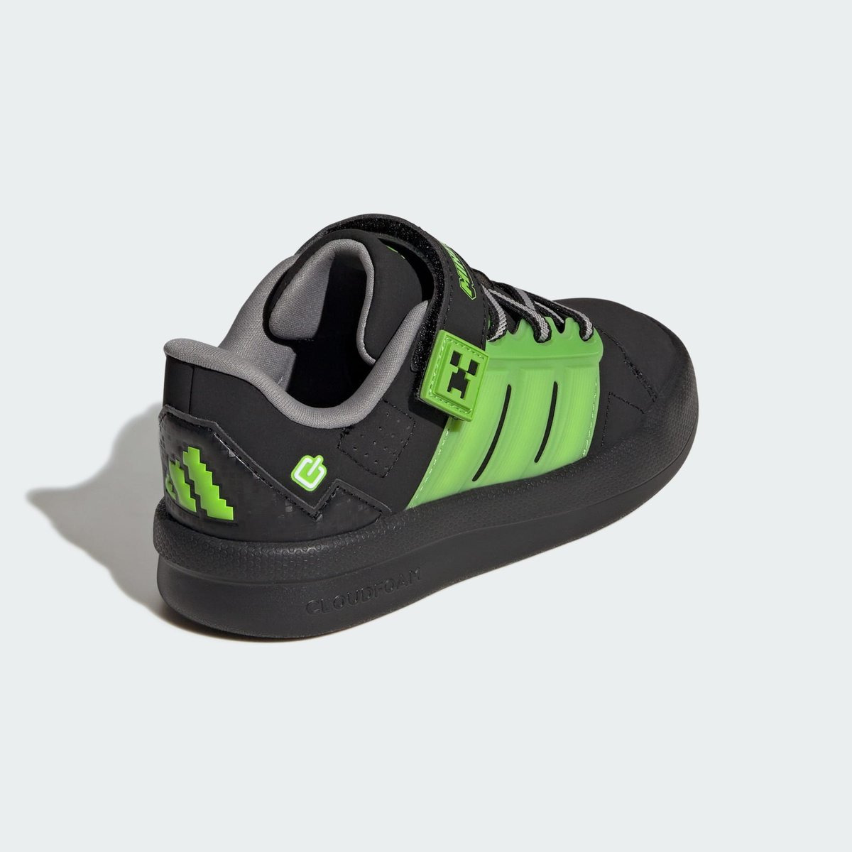 Chaussure Adidas Minecraft Lightorama Court Enfants Chaussure Adidas Minecraft Lightorama Court Enfants core black / cloud white / charcoal solid grey, ADIDAS SPORTSWEAR