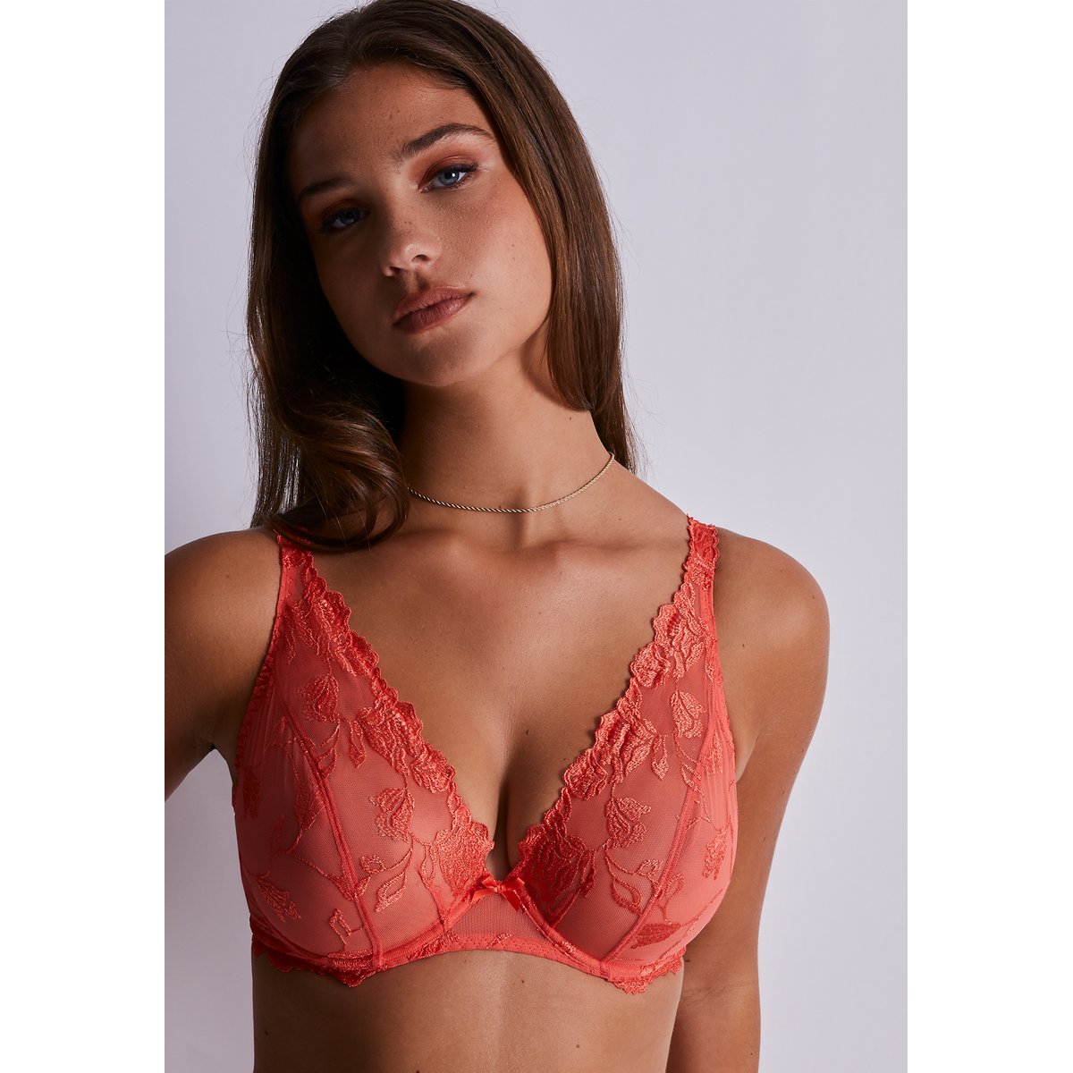 Soutien gorge Triangle avec armatures Softesence rouge, AUBADE