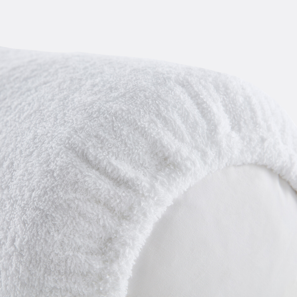 Protège traversin éponge 100% coton blanc, LA REDOUTE INTERIEURS
