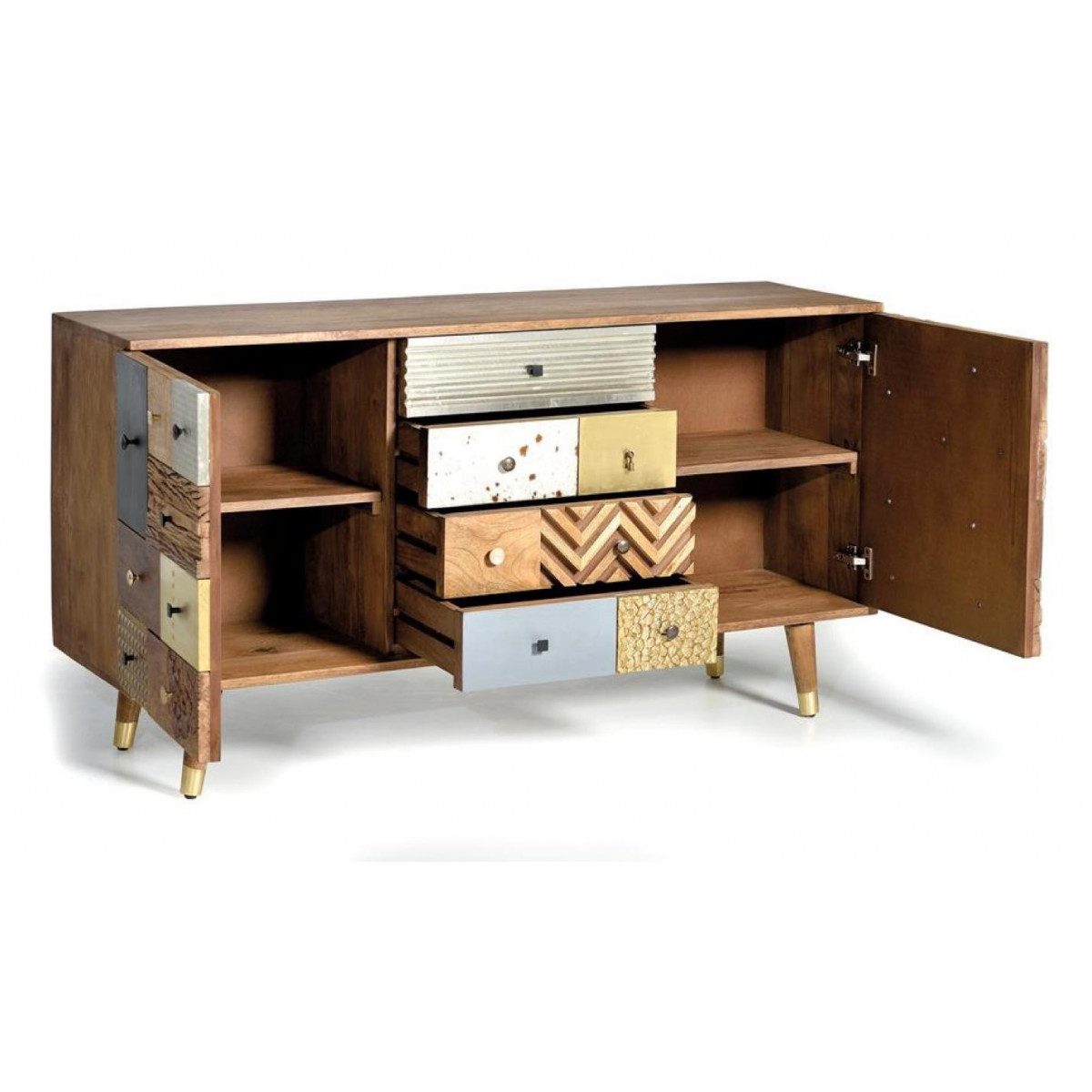 Buffet 4 tiroirs - OLYMPE marron, DECORATION D’AUTREFOIS