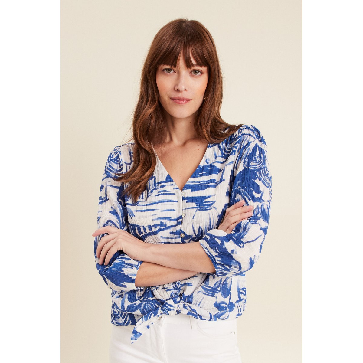 Blouse manches 3/4 blanc, BREAL