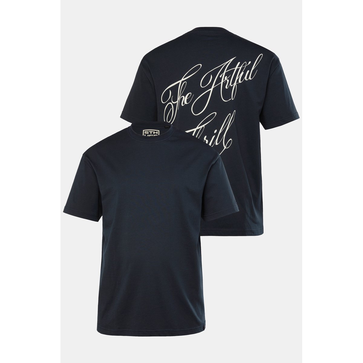 T-shirt bleu marine, STHUGE