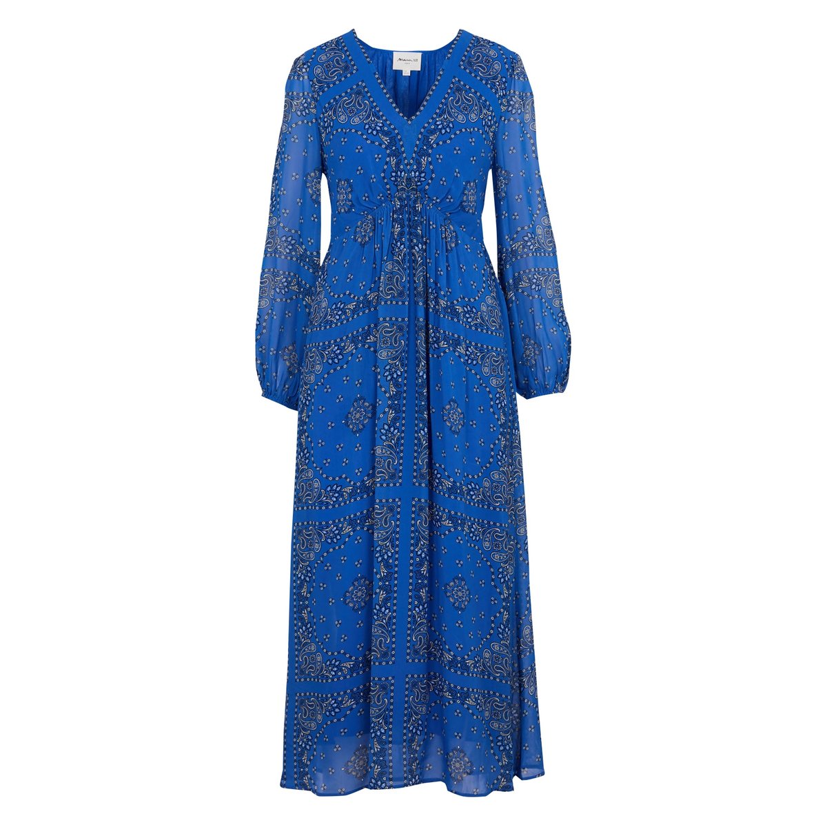 Robe à imprimé cachemire BLANDINE lavande, Maison 123