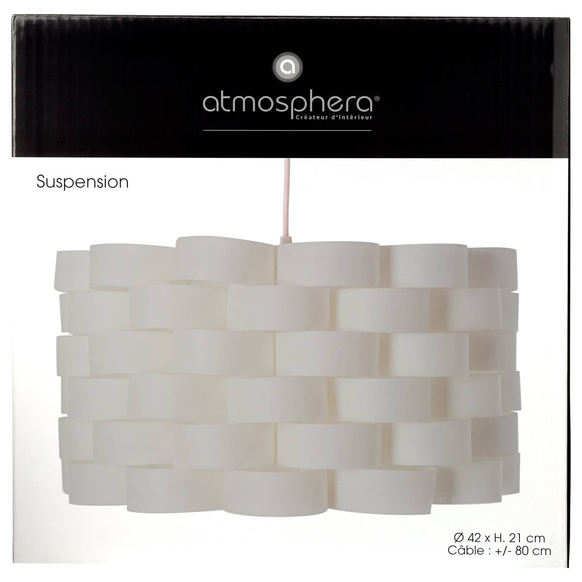 Suspension MOKI blanc, ATMOSPHERA