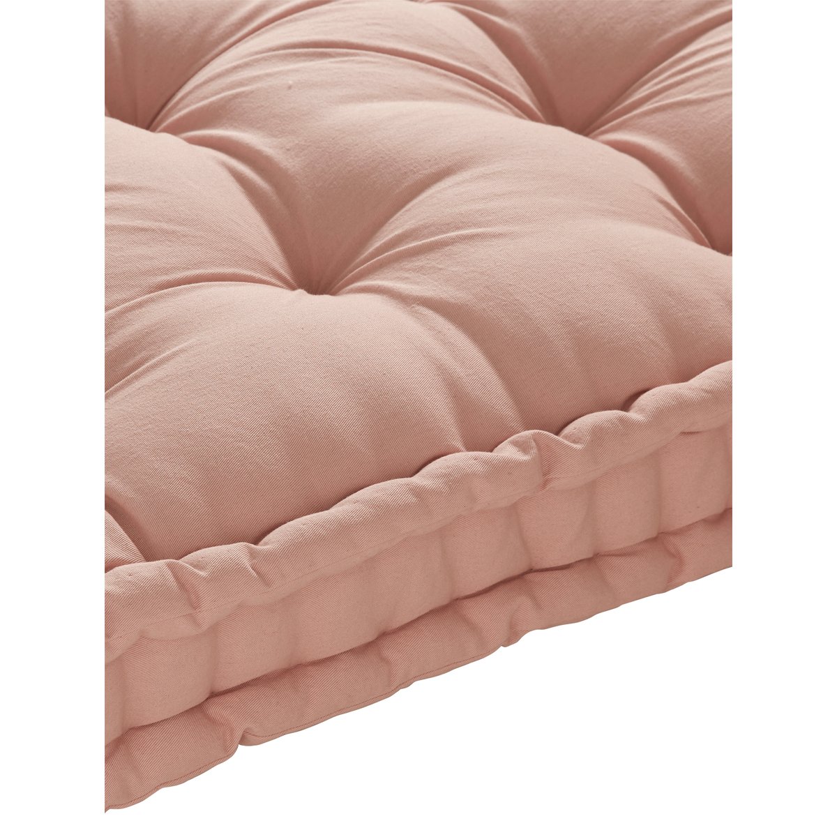 Matelas de sol style futon rose poudré, VERTBAUDET