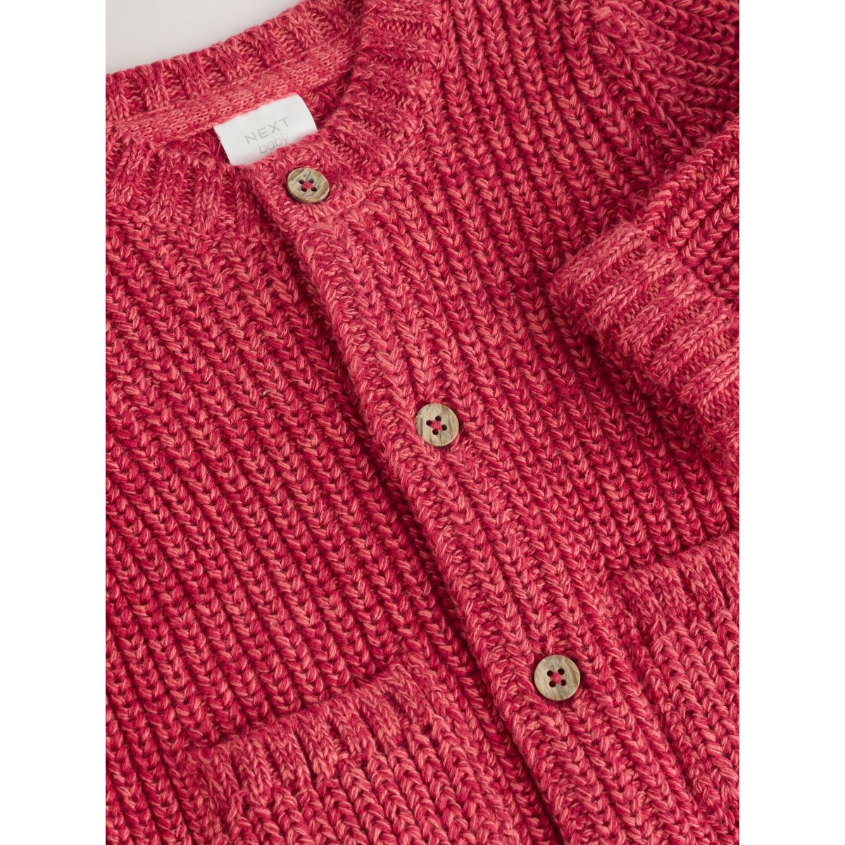Cardigan bébé en maille my first christmas rouge, NEXT