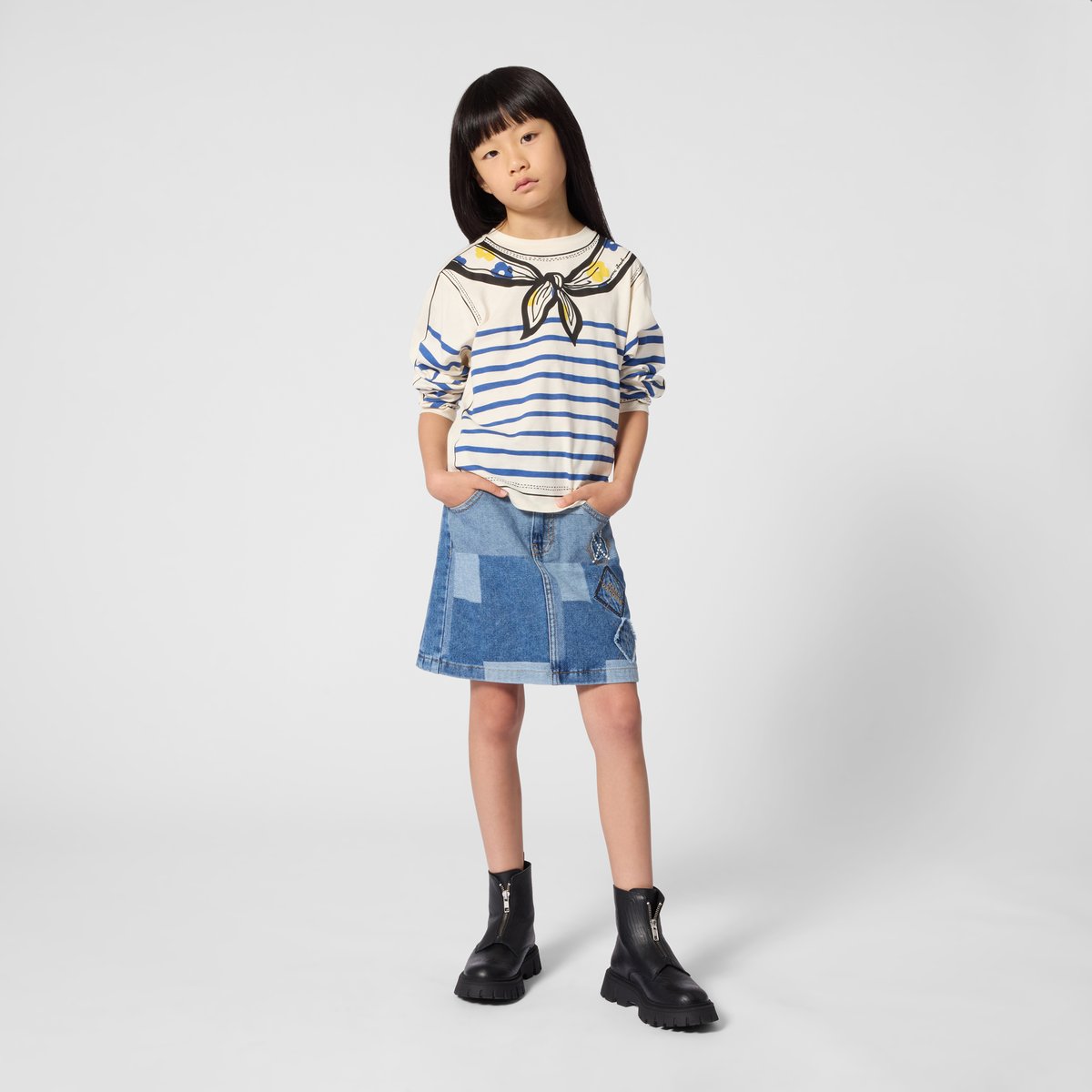 Tee-shirt manches longues craie, MARC JACOBS