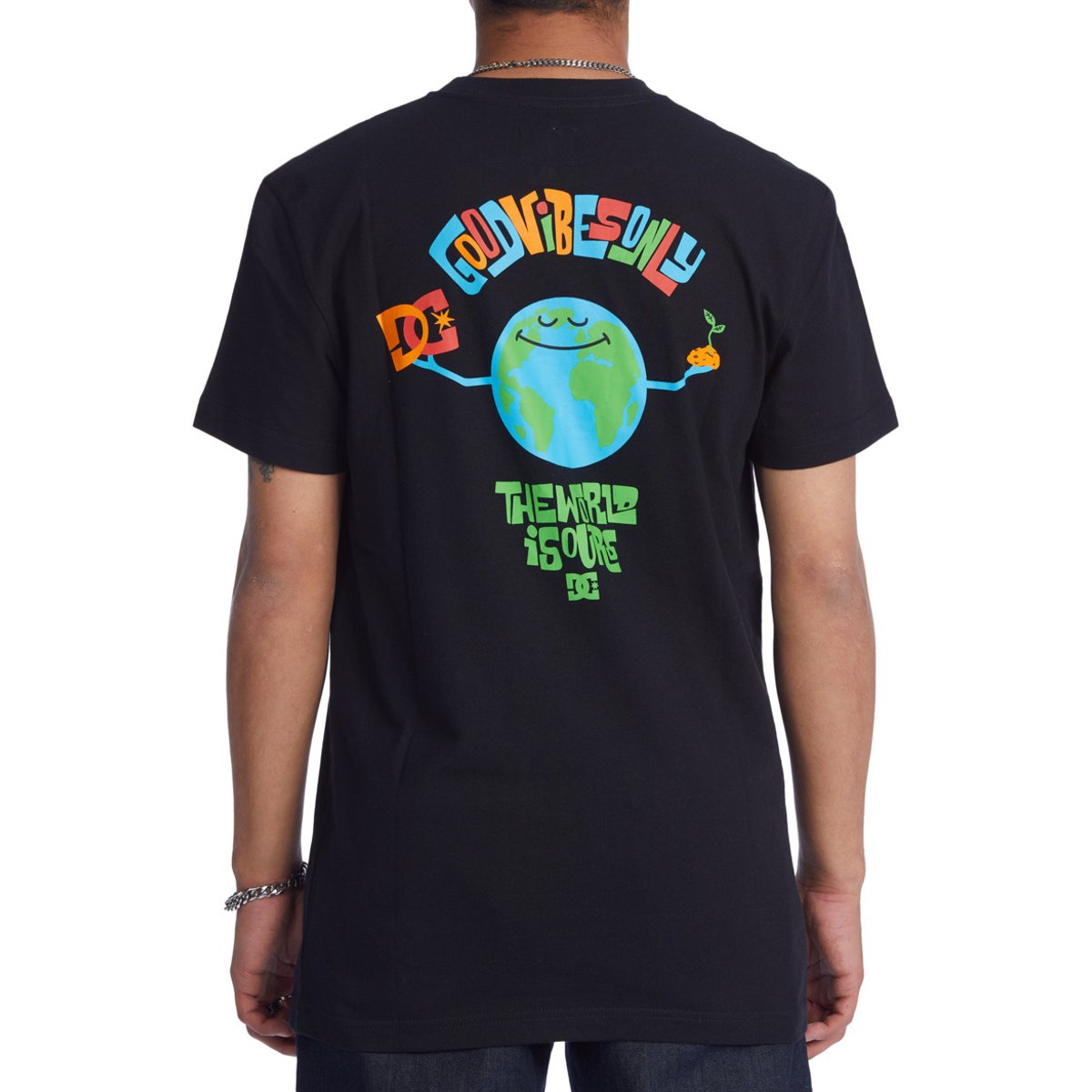 T-shirt OUR WORLD. noir black, DC SHOES