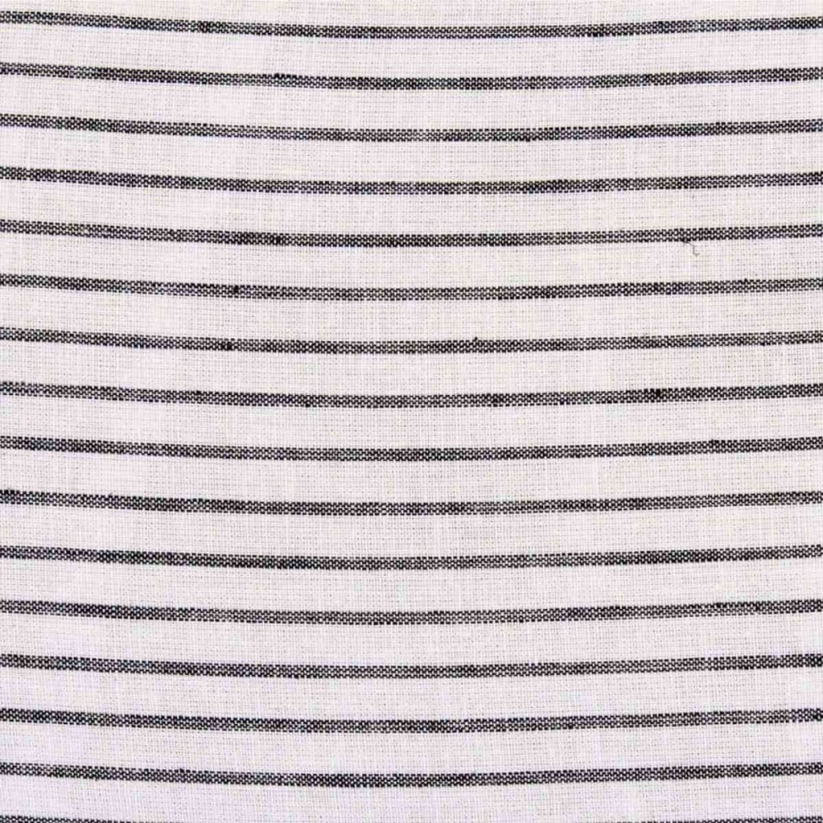Coussin rayé 30x50cm blanc, ORNAMI