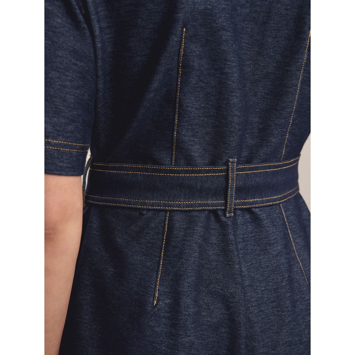 Combinaison en denim de jersey bleu indigo, NEXT