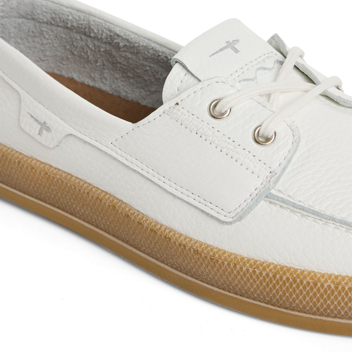 Mocassin en cuir blanc cuir, TAMARIS