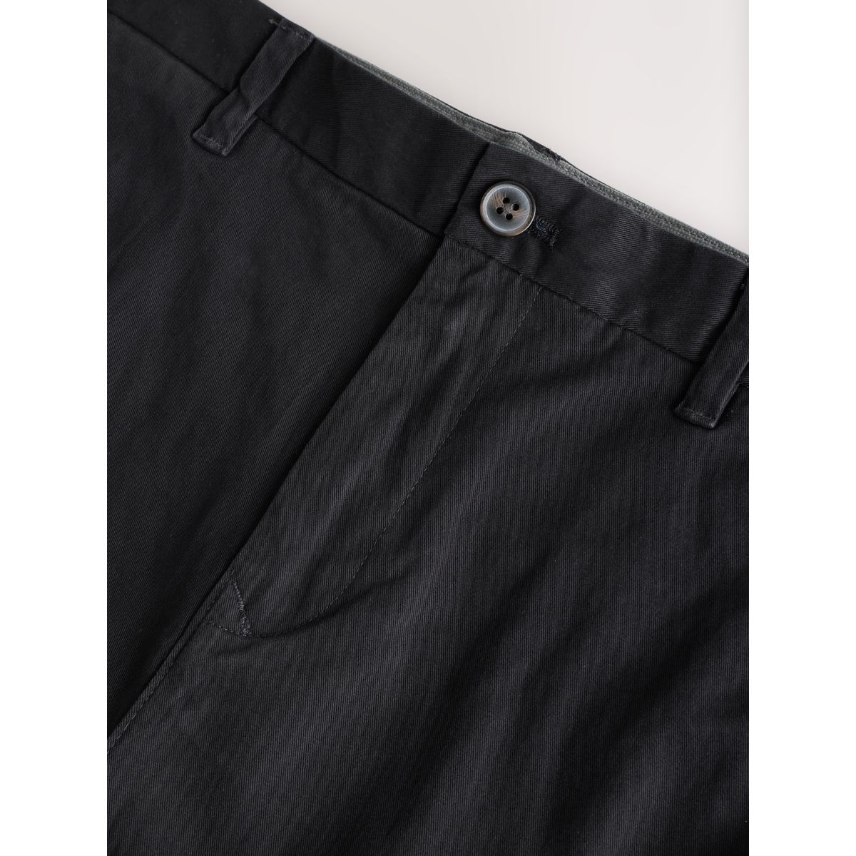 Pantalon chino stretch noir, NEXT