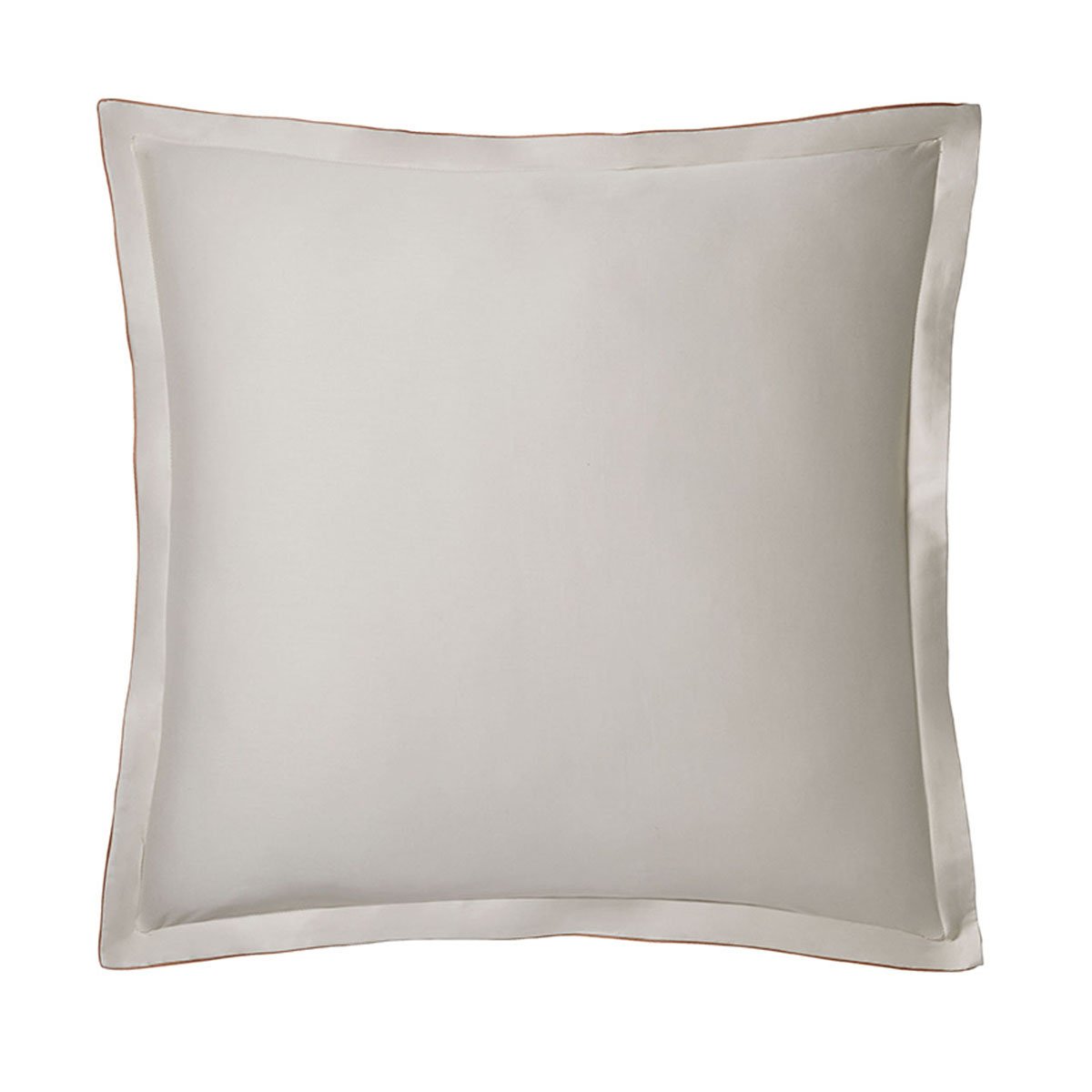 Taie d'oreiller impimée en satin de coton bio, ZADIG brun terre cuite, ALEXANDRE TURPAULT