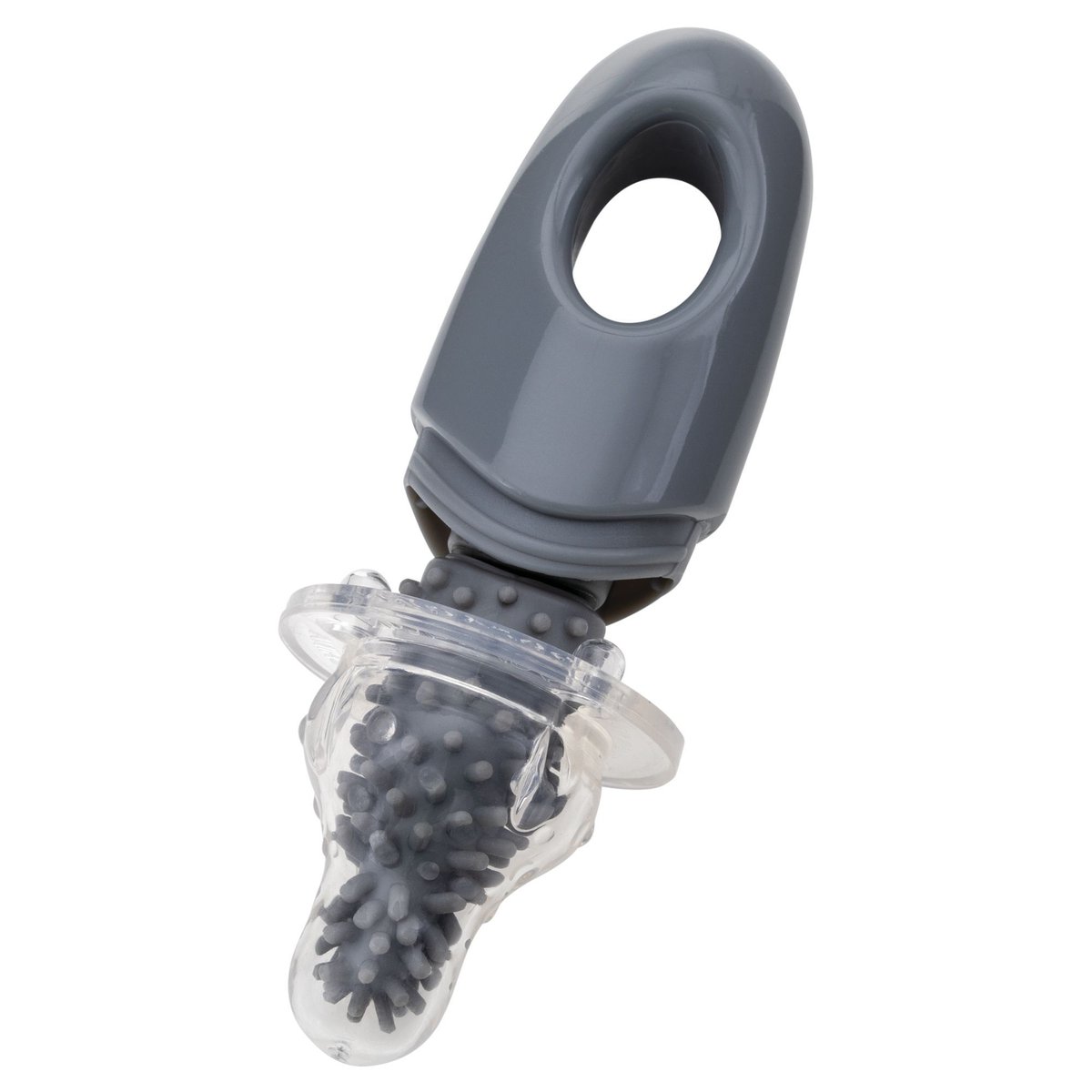 Goupillon silicone avec pied gris, NUBY