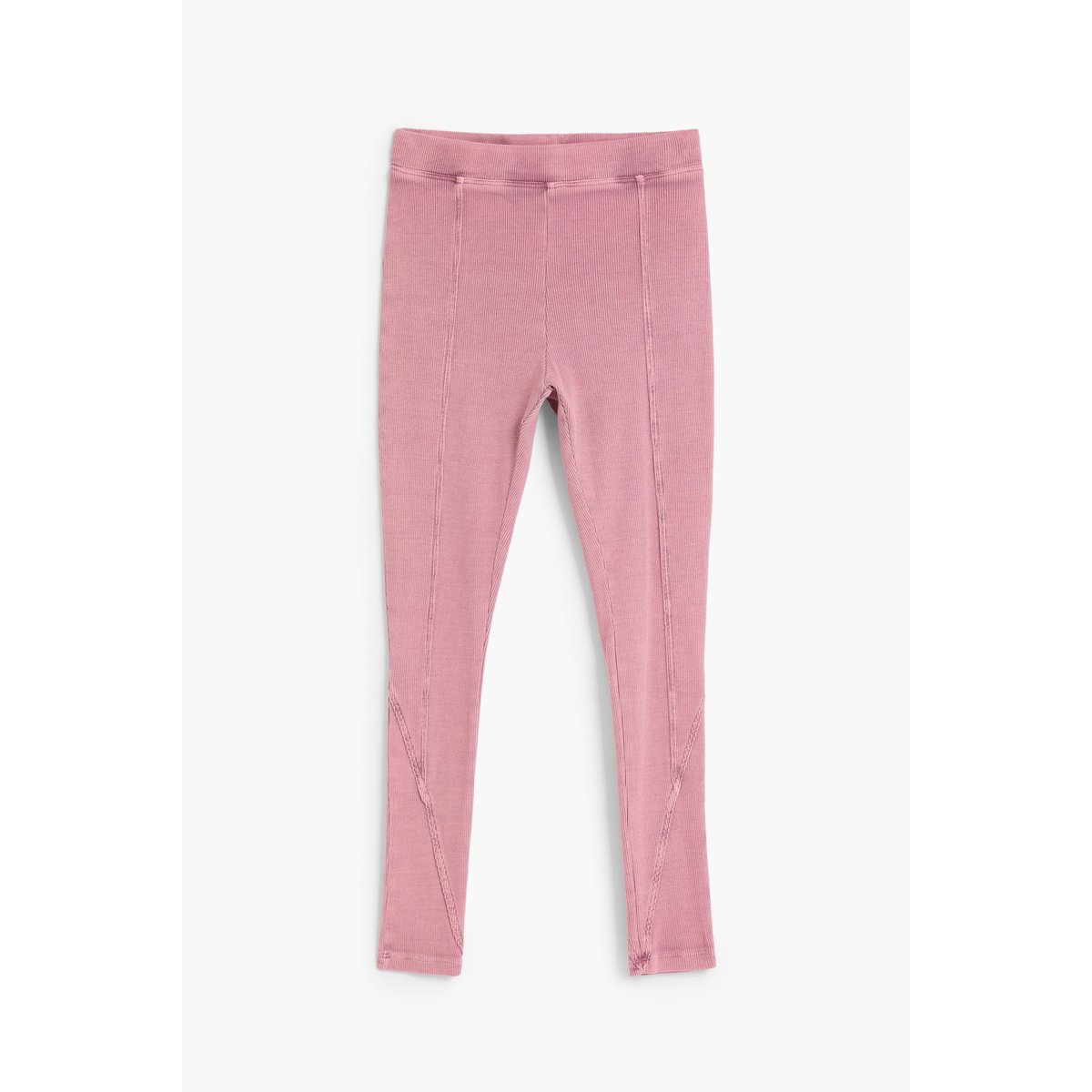 Leggings en maille unis rouge, DESIGUAL