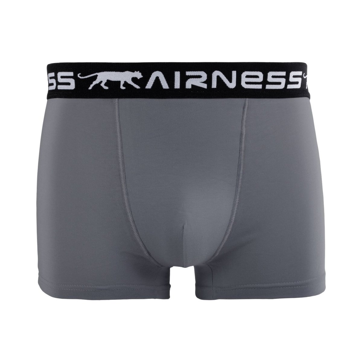 Lot De 5 Boxer Coton noir/rouge/gris, AIRNESS