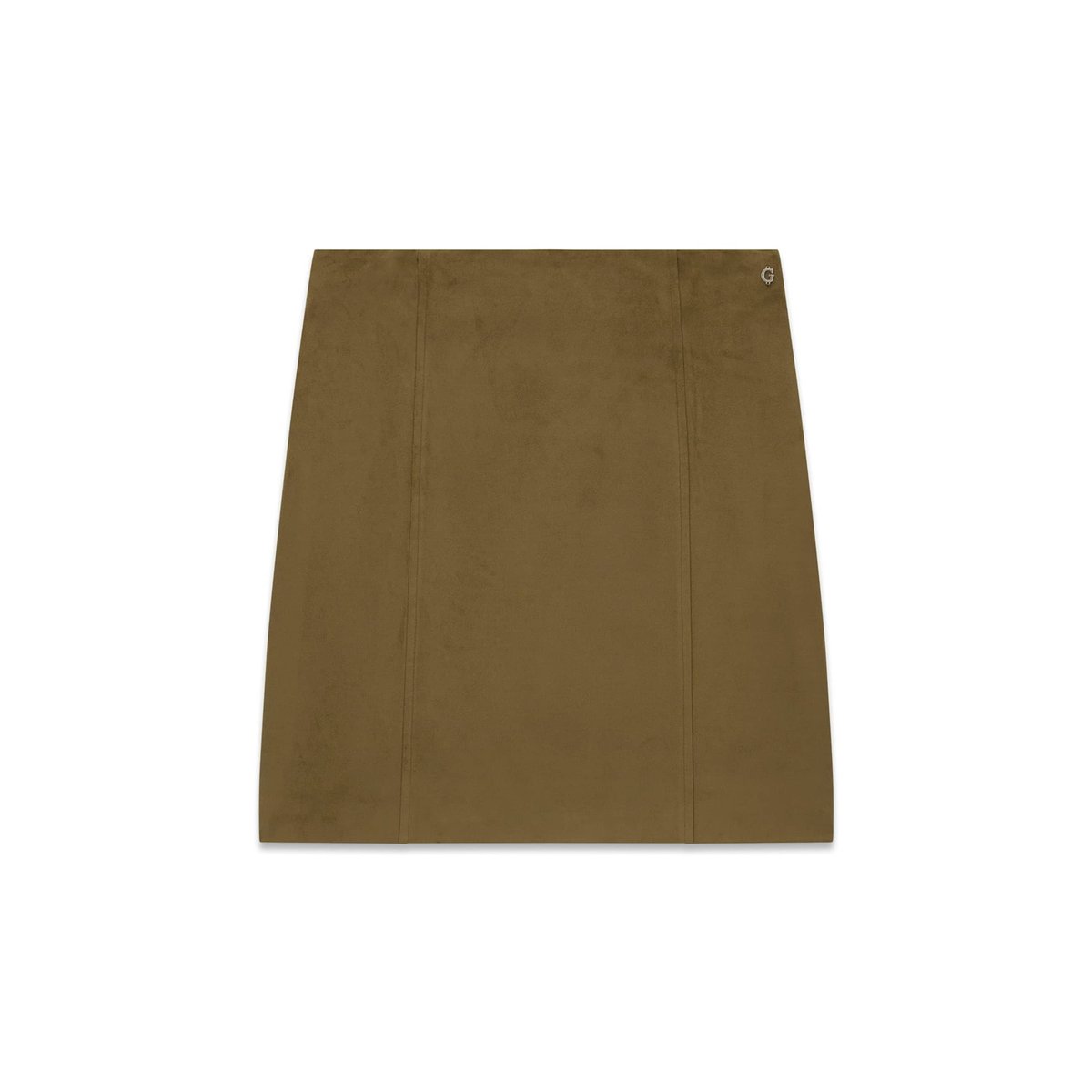 Mini-Jupe En Daim vert, GUESS