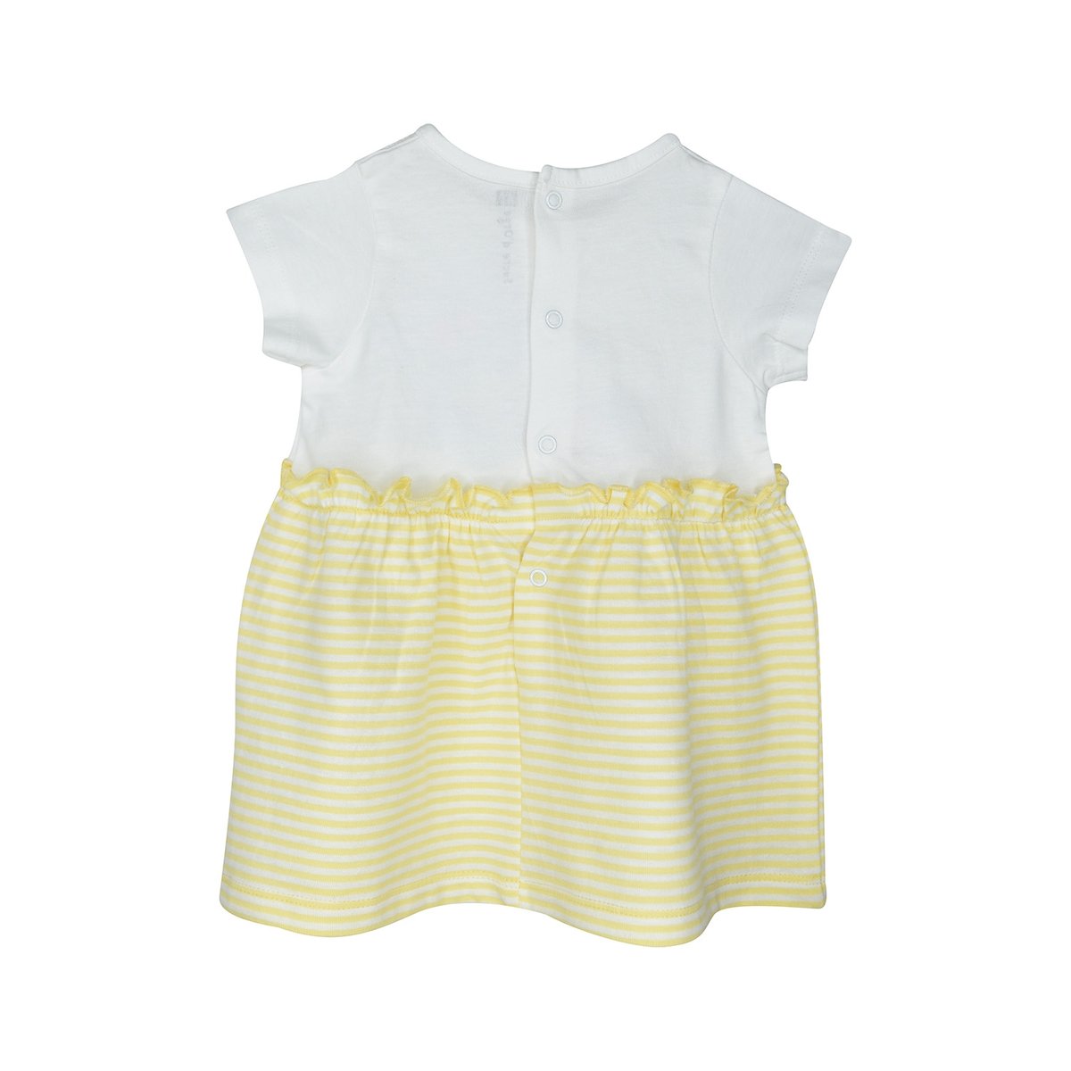 Robe bandeau goyave bebe blanc, SUCRE D'ORGE