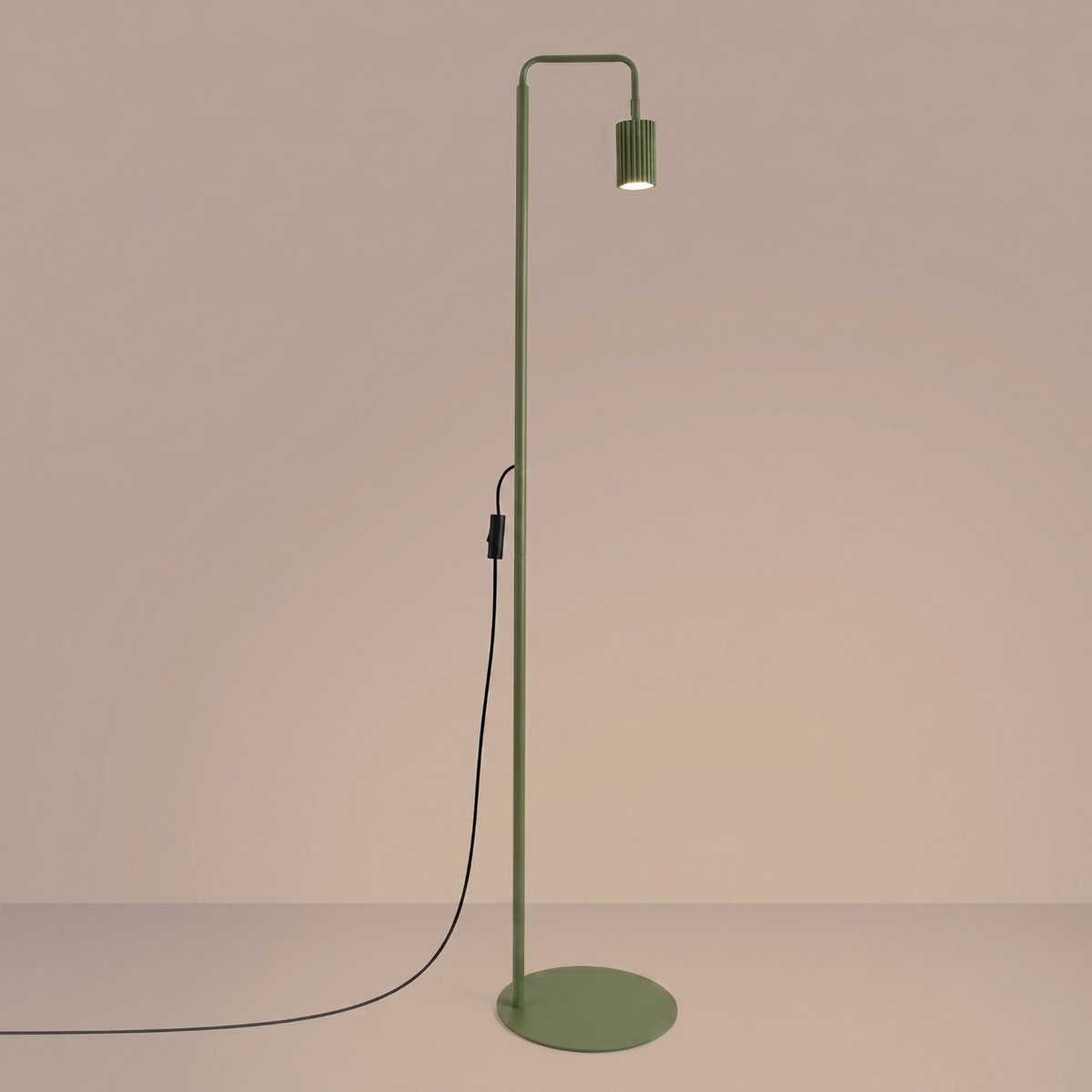 Lampadaire Aluminium Vert Olive GU10 1 KARBON vert olive, EDEN