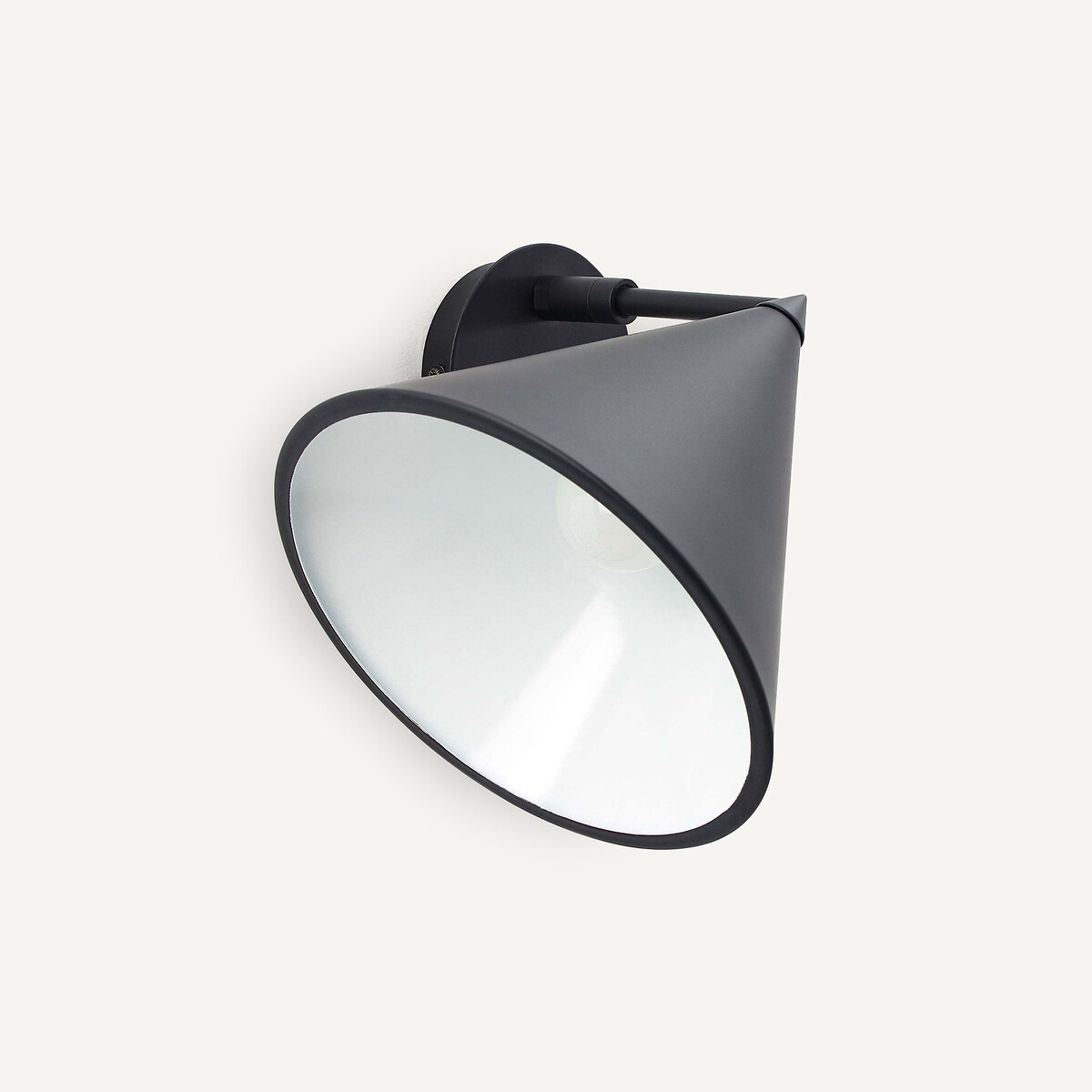 Moke Cone Metal Wall Light black, AM.PM