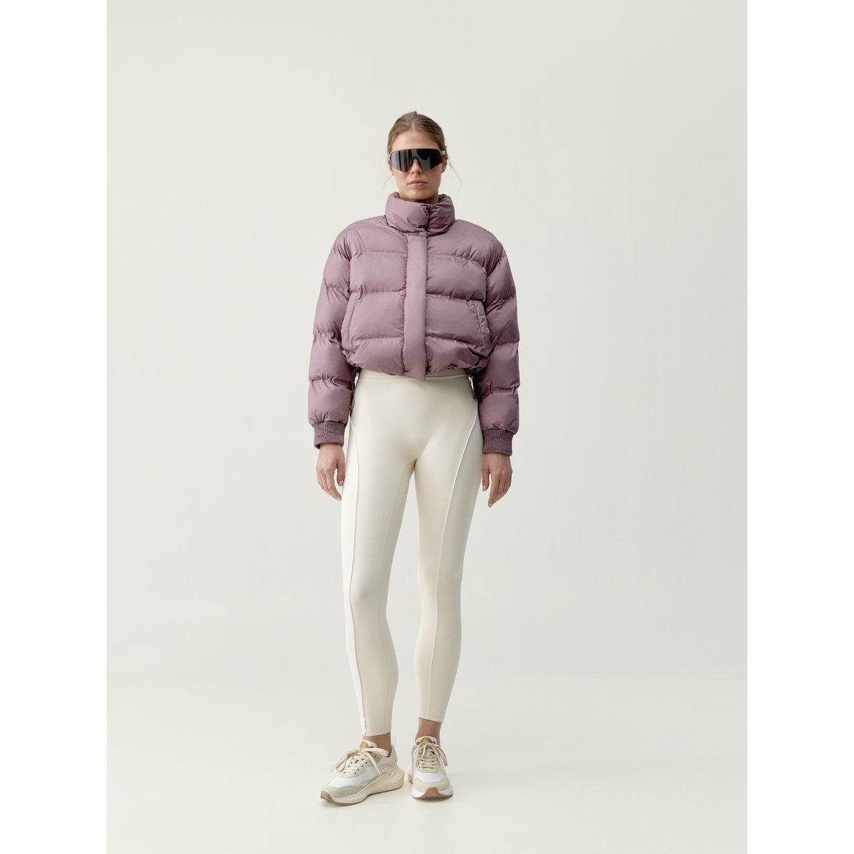 Manteau de sport femme Lynx Fermeture éclair rose bois, BORN