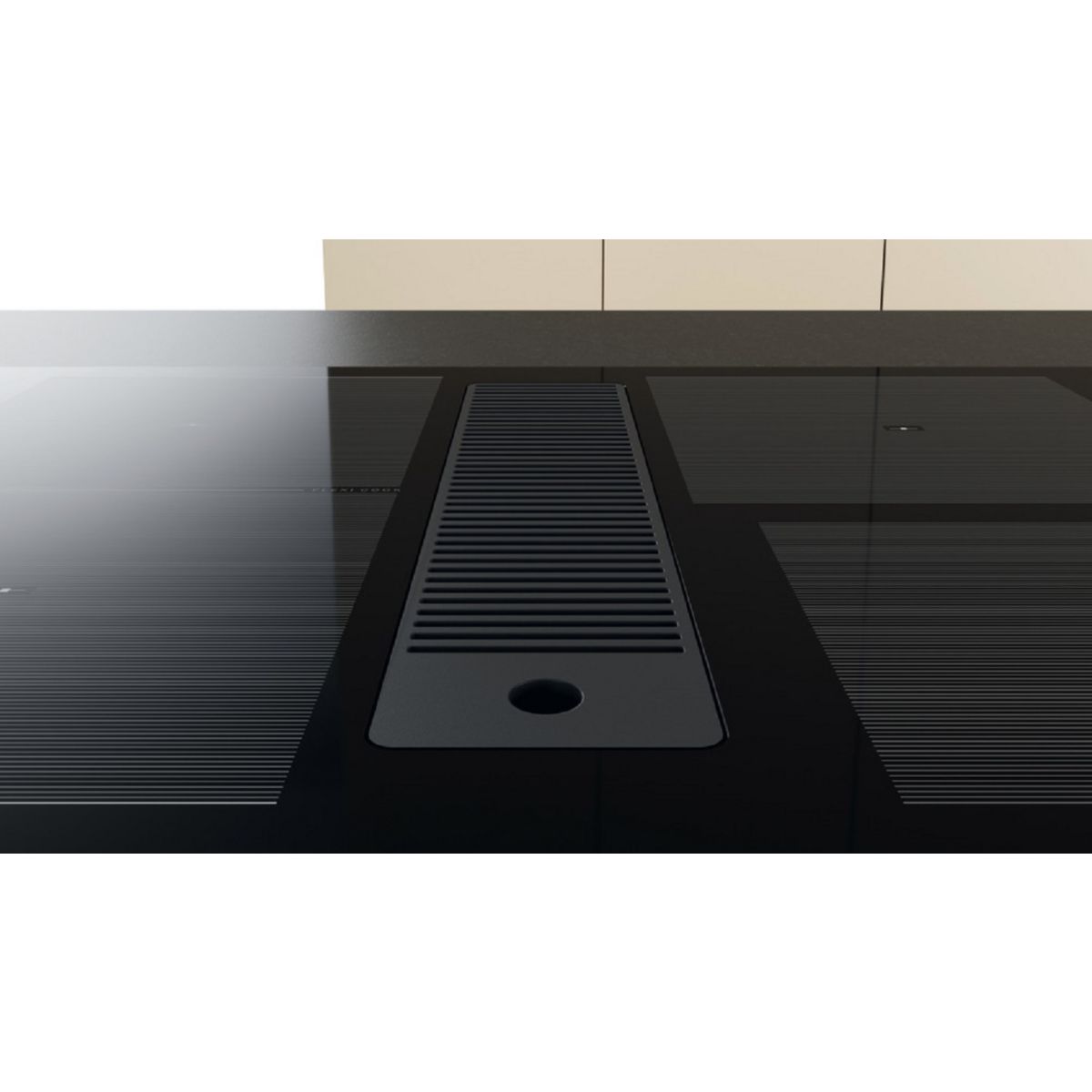 Plaque induction aspirante WVH1065UKIT FlexiCook couleur unique, WHIRLPOOL